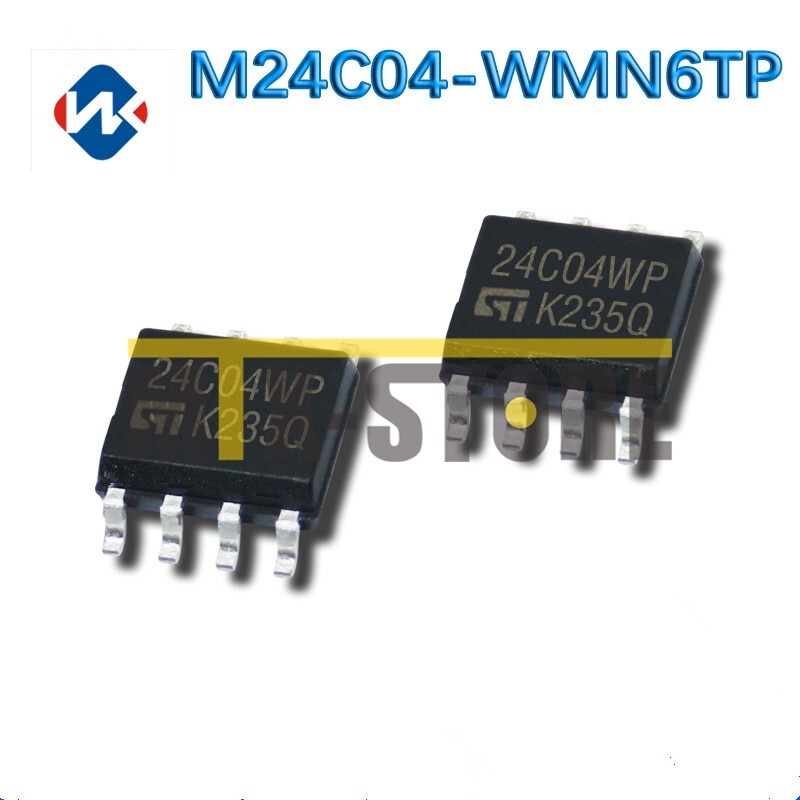10PCS 24C04W6 M24C04-WMN6TP ST24C04W6 SOP8 chip brand new spot *tm