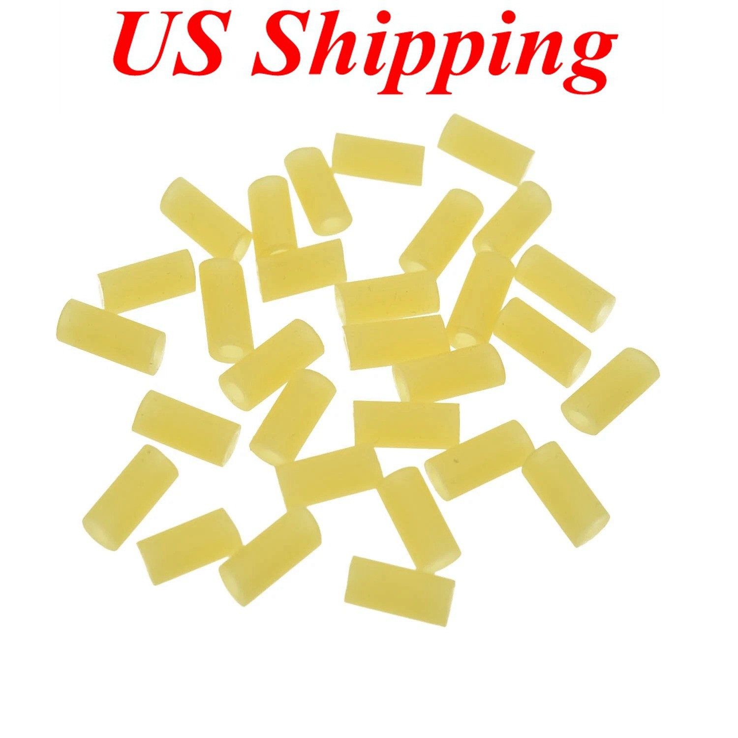 30-Pack Guitar Bass Pickup Mounting Tubing Pickup Height Adjustment Rubber Tube