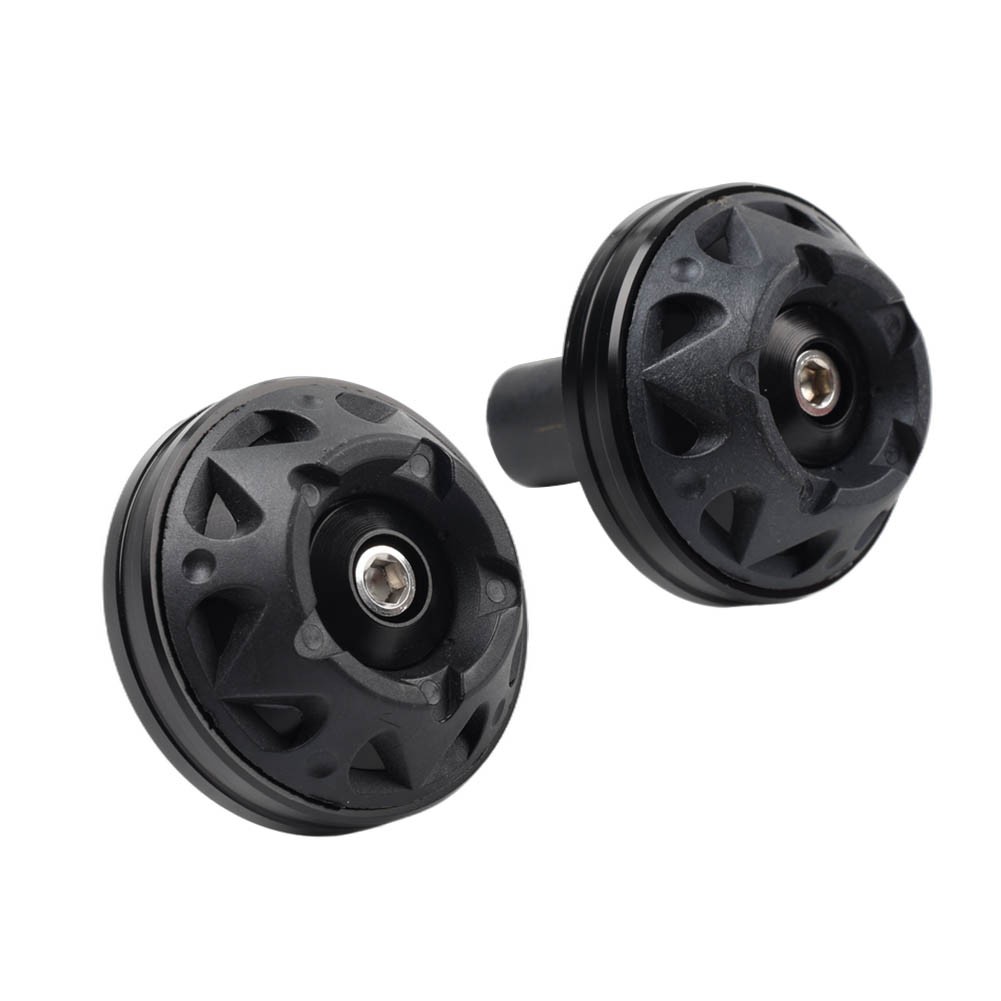 Black Front Fork Frame Slider Wheel Crash Drop Protection for Yamaha TMAX530