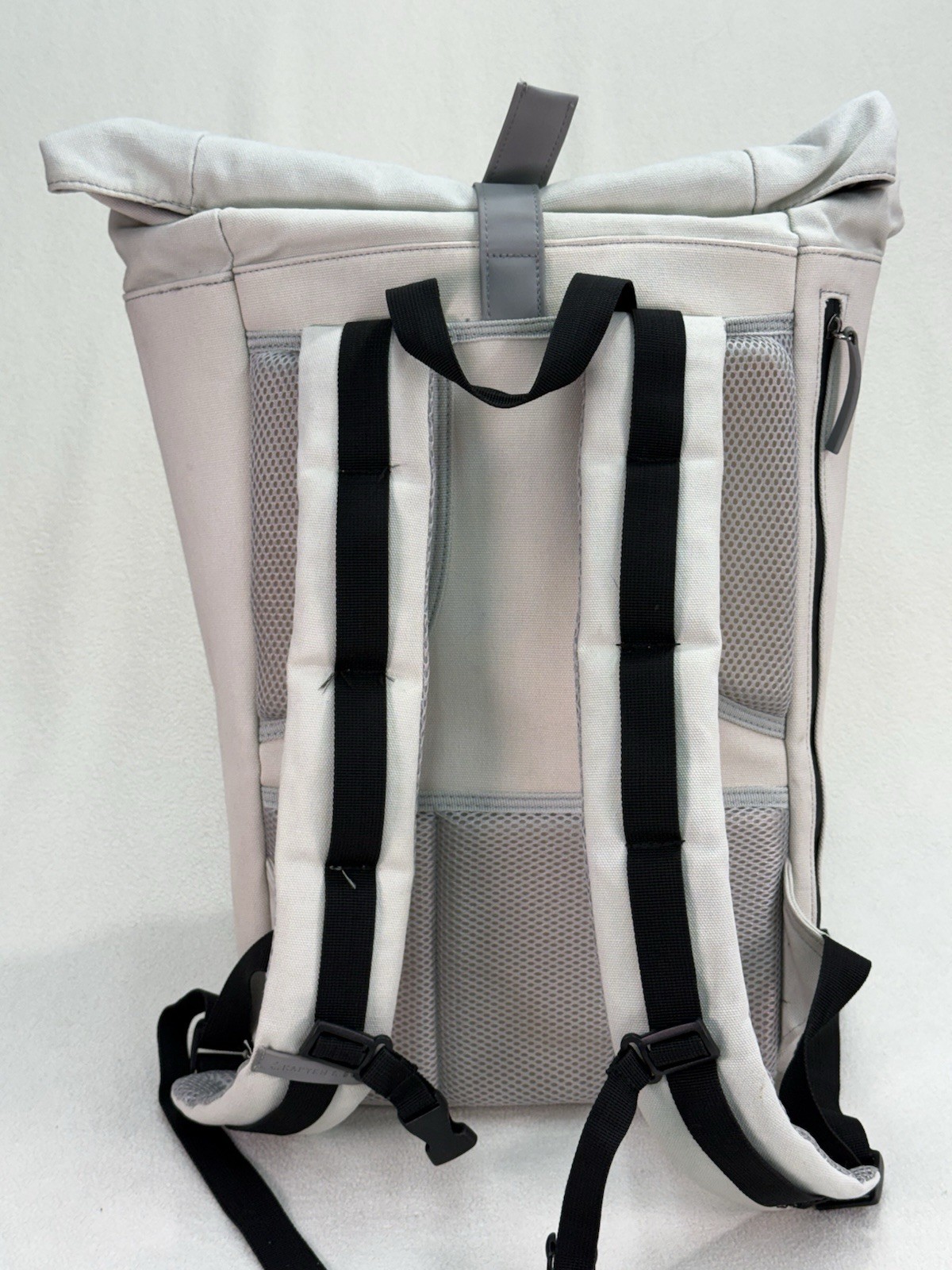 Kapten & Son Lund Grey Roll Top Padded Backpack *Rare* See!!