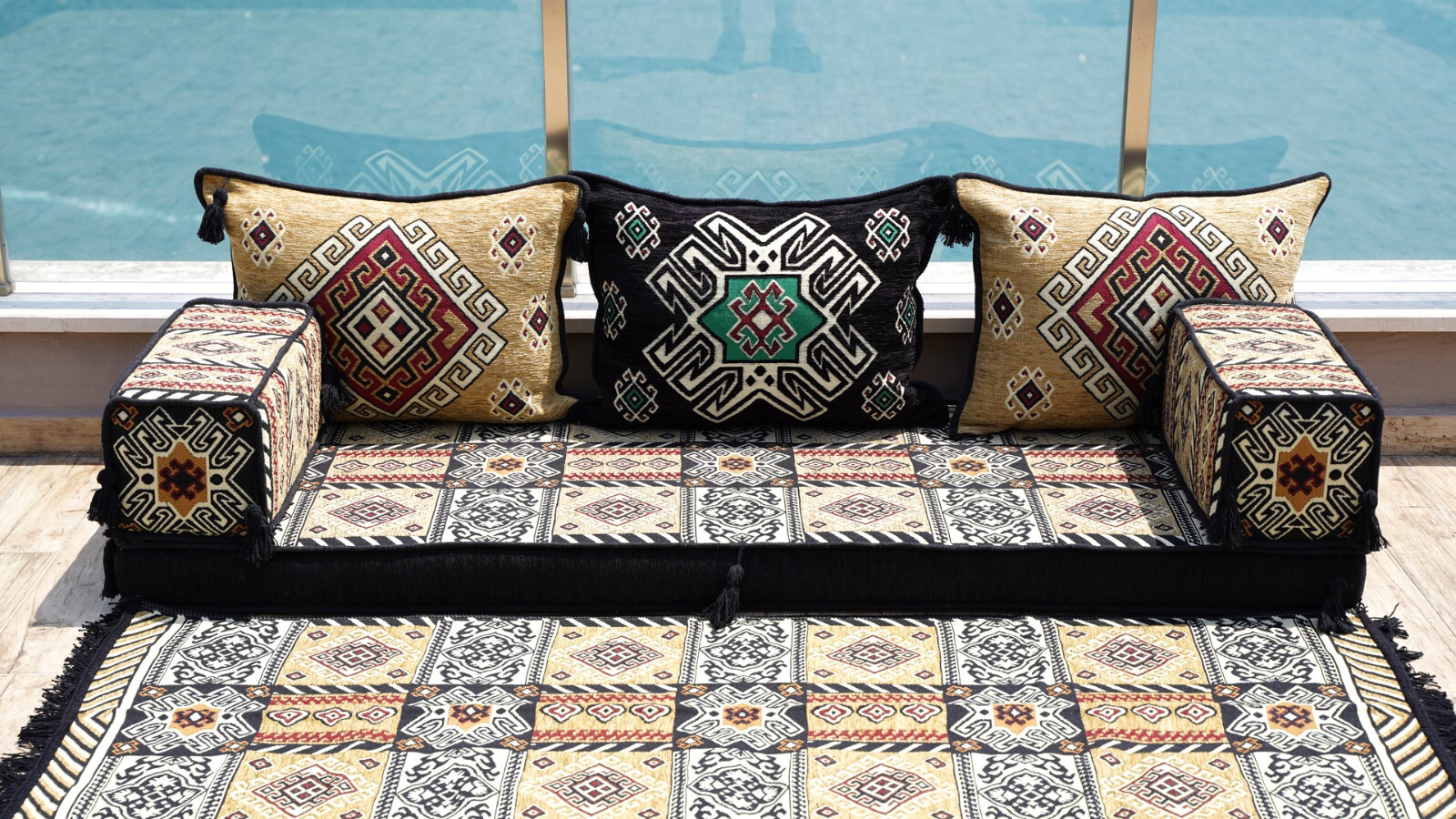 Living Room Sofa Couches, Modular Sectional Sofa, Sofa Covers, Ethnic Floor Sofa