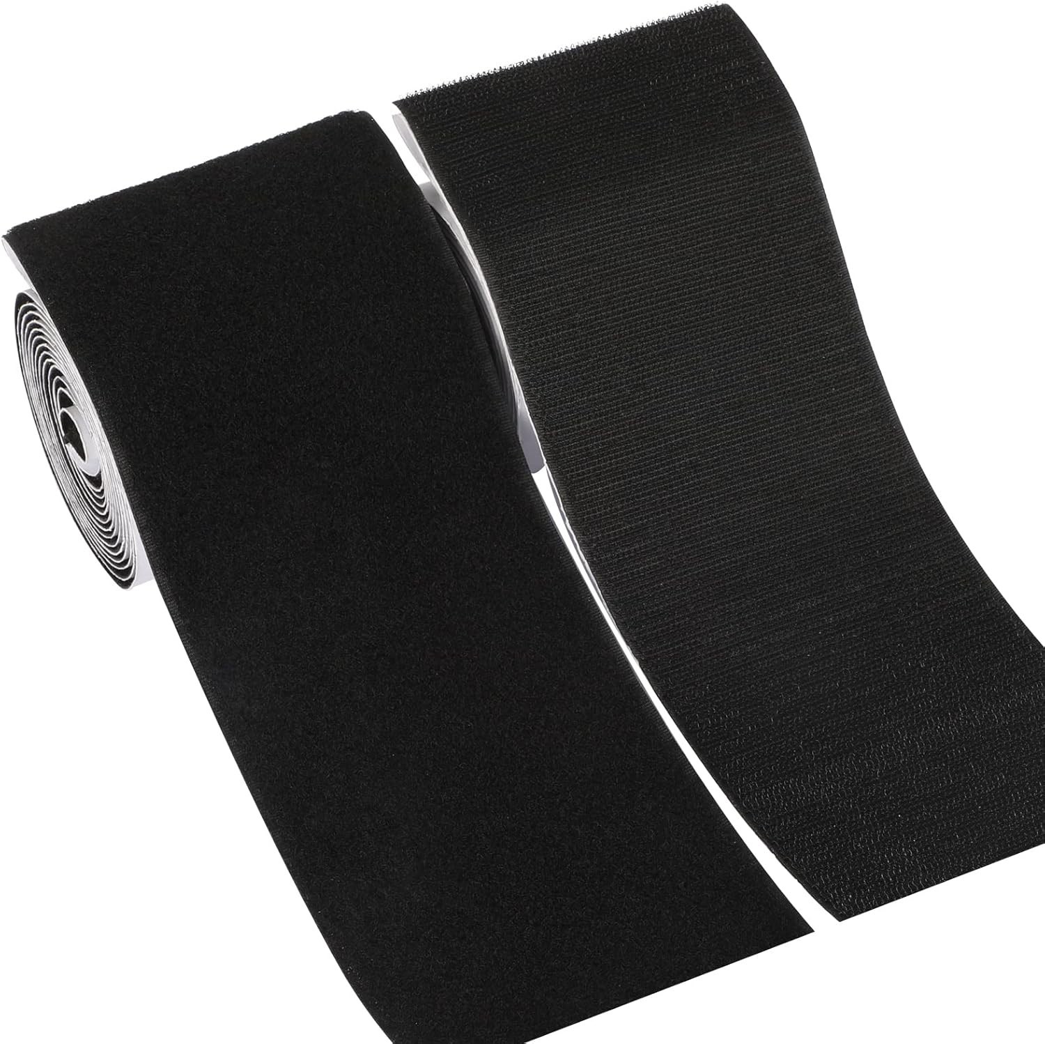 COCOBOO 4 Inch X 9 Feet Hook and Loop Tape for Couch Cushions, Strips with Adhes