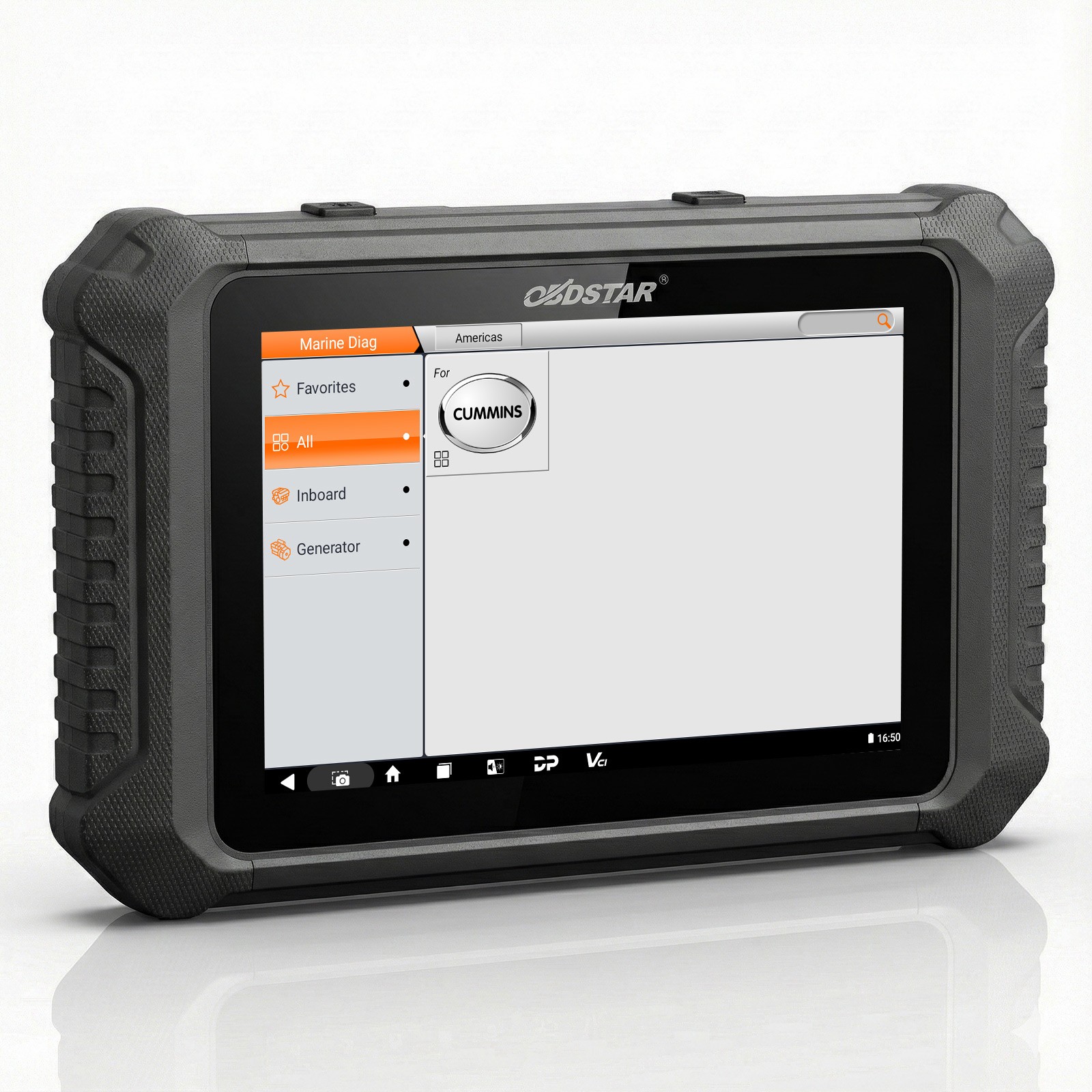 OBDSTAR MarineMaster Marine Diagnostic Scanner Tool Action Test Setting Coding