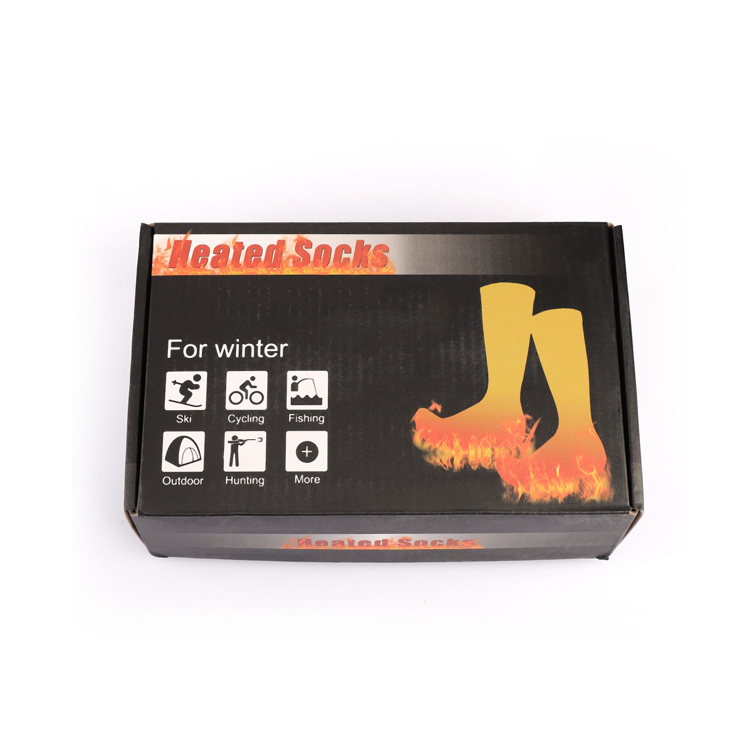 5000mAh Rechargeable Electric Heated Socks APP Control for Men Women Winter