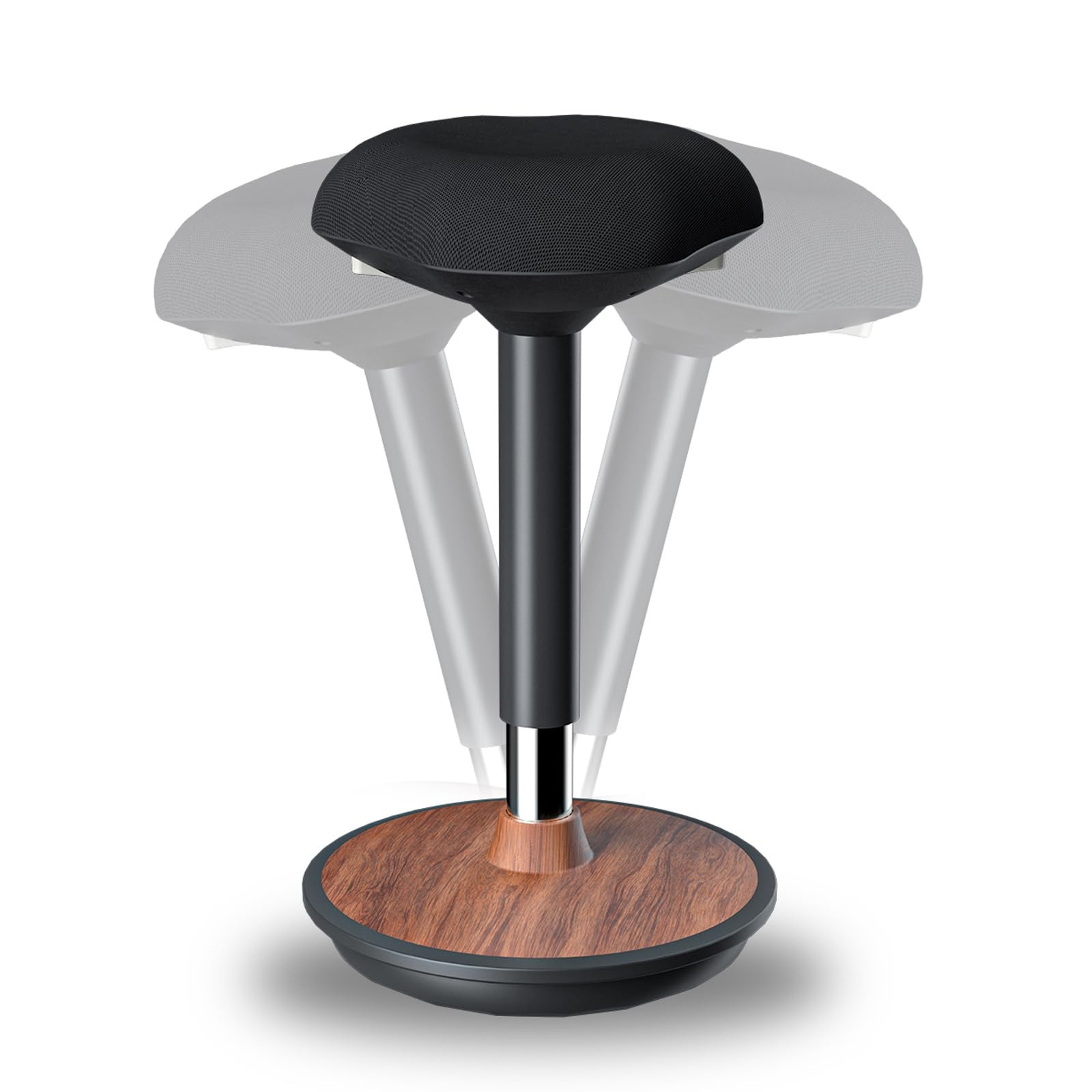Adult Wobble Stool - Anti-Fatigue Standing Desk Stool with 360° Rocking Non-S...