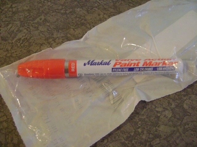 Markall 96822 Red Valve Action Paint Marker - Medium Tip / Can-Am 715900519