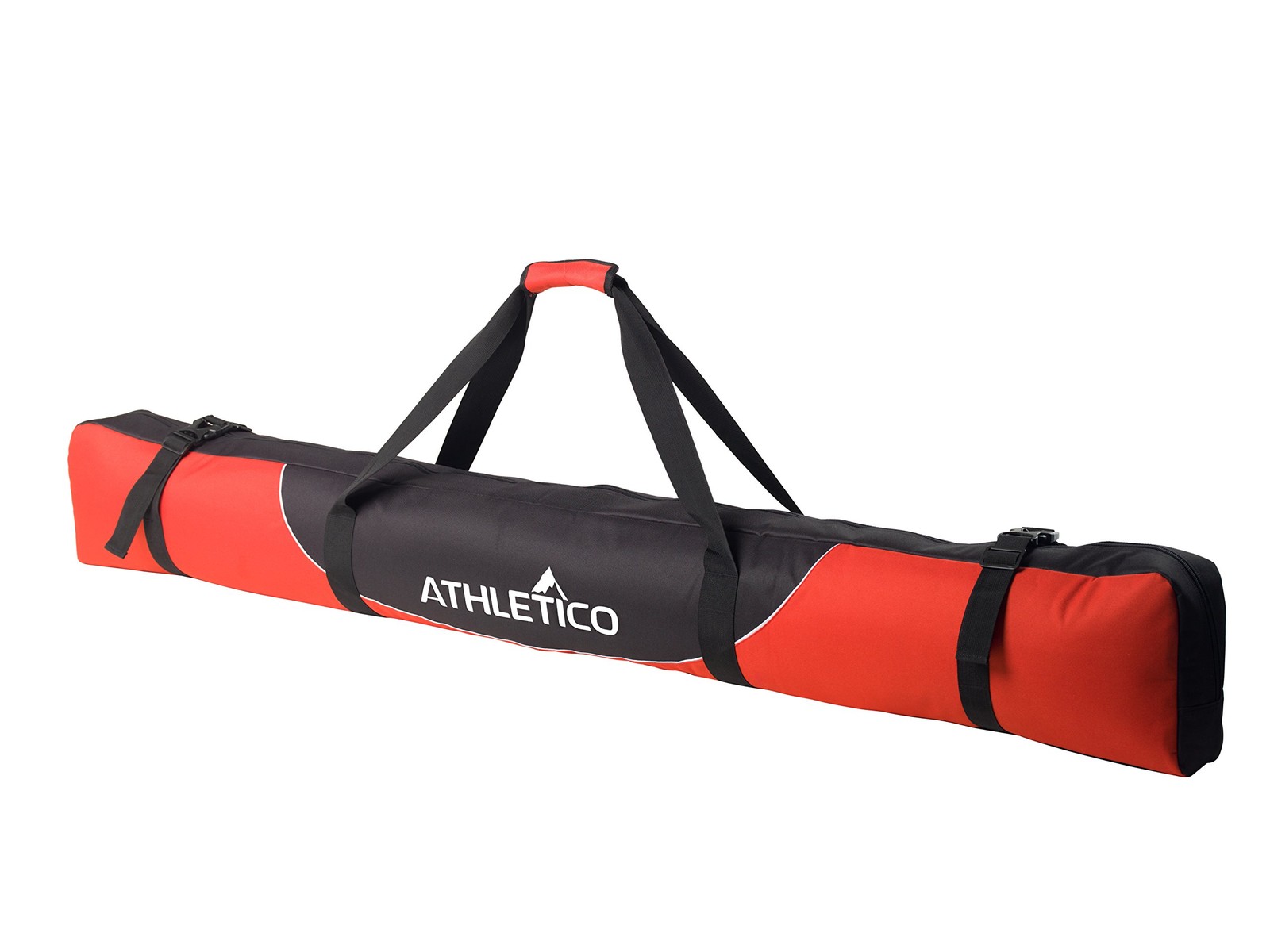 Athletico Mogul Padded Ski Bag - Fully Single Travel 170cm, Red