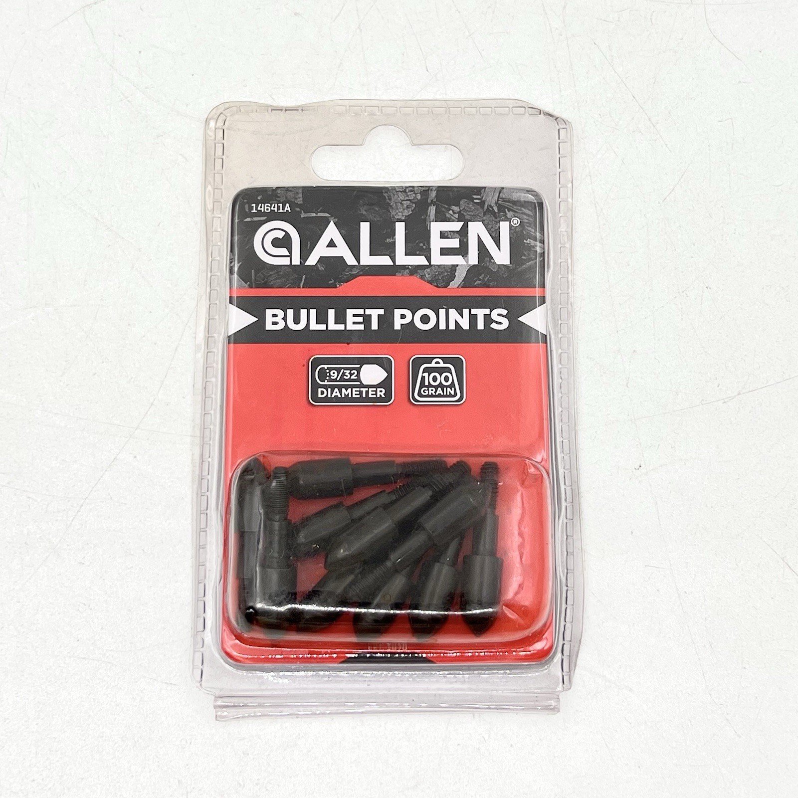 Allen Bullet Points 14641A 9/32 dia. 100 Grain 10-pack Heads for Carbon Arrows