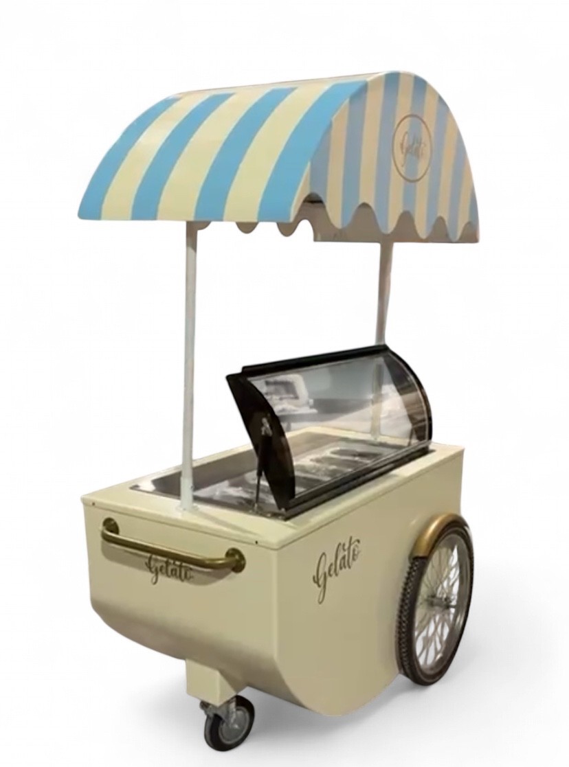 Gelato Cart Ice Cream Cart Commercial Gelato Cart Gelato Shops Catering Vendors