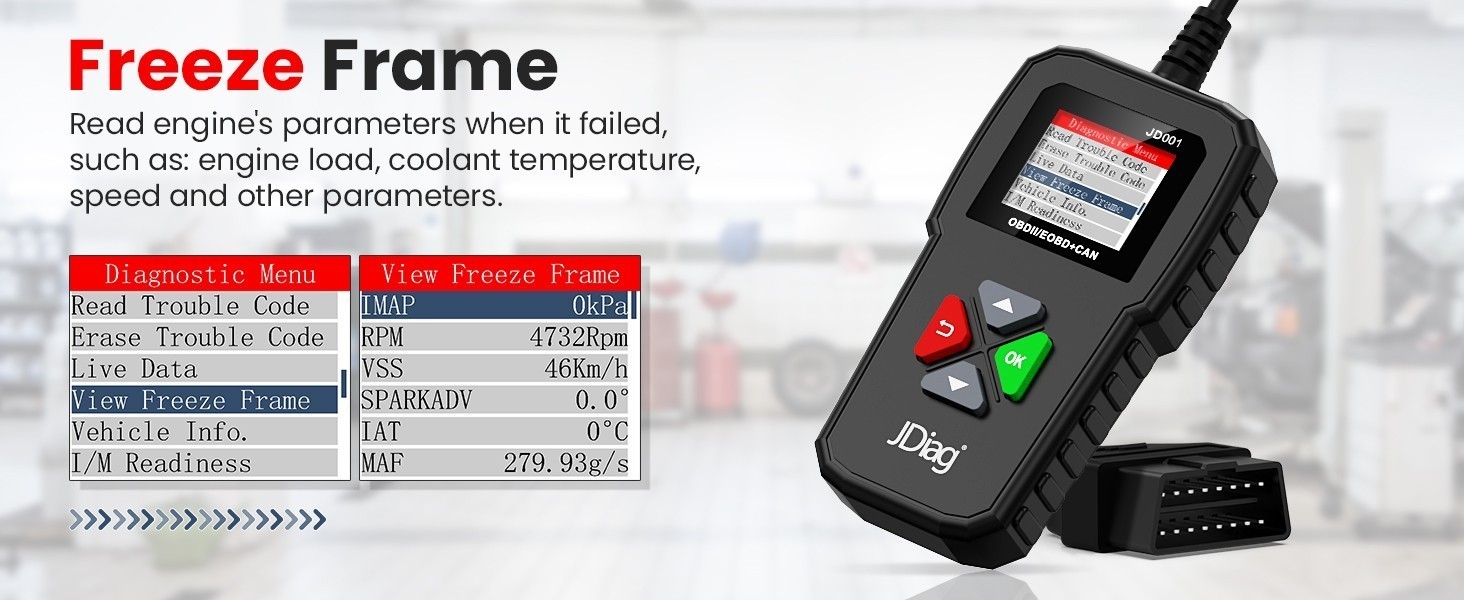 OBD2 Scanner Code Reader Diagnostic Tool For CHEVROLET GMC Dodge Ram TRUCK