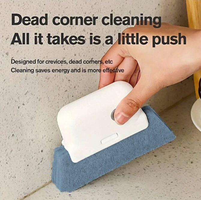 1PC Window Cleaning Brush for Glass, Gaps & Tracks - NEW