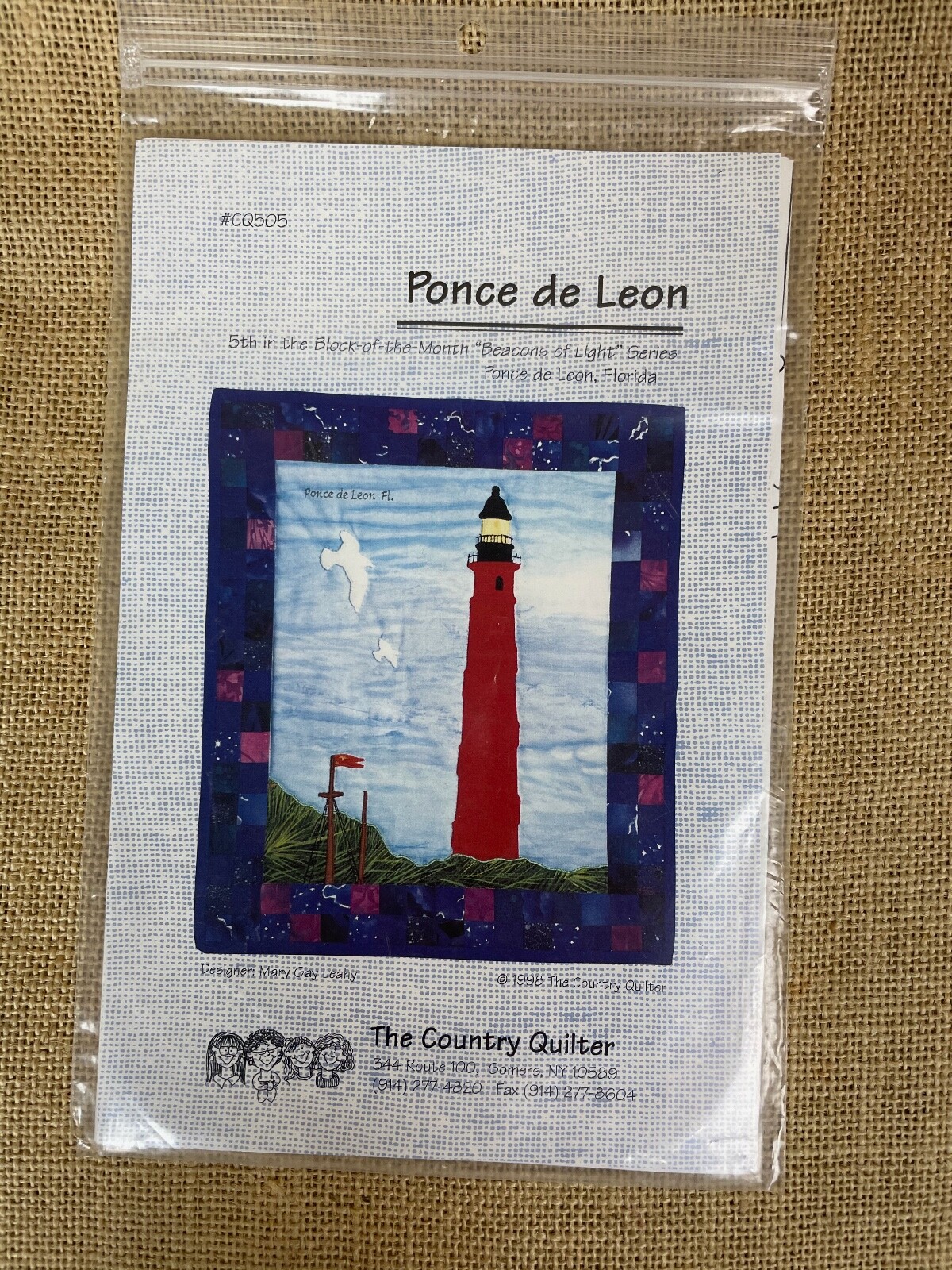 Beacons of Light Series * The Country Quilter * PONCE DE LEON  CQ505  Mary Leahy