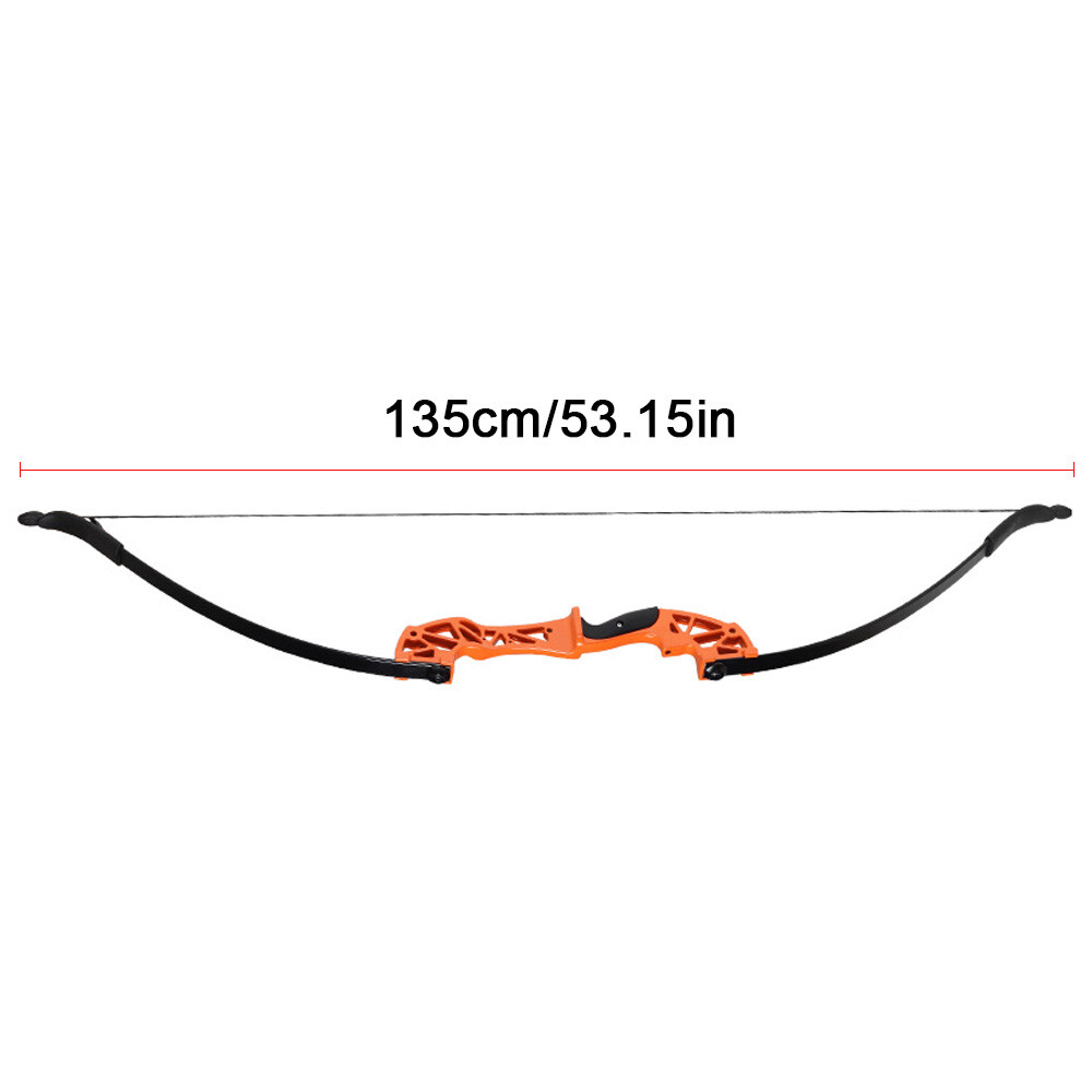 40lbs 53" Takedown Recurve Bow Right Hand Target Arrow Shooting Practice Bow Set
