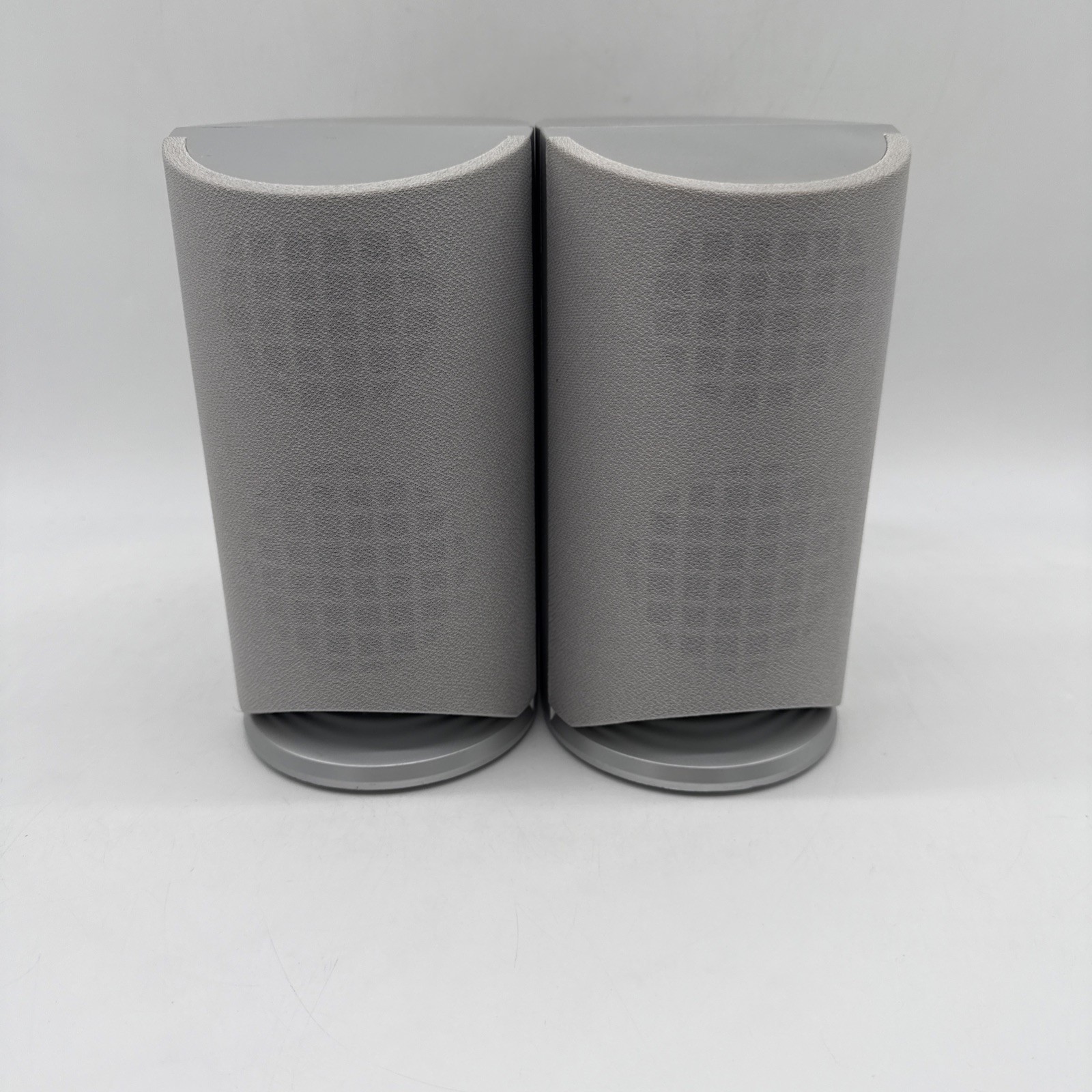 Coby CX-CD375 Speakers Pair 4 OHM Silver -- TESTED & Working