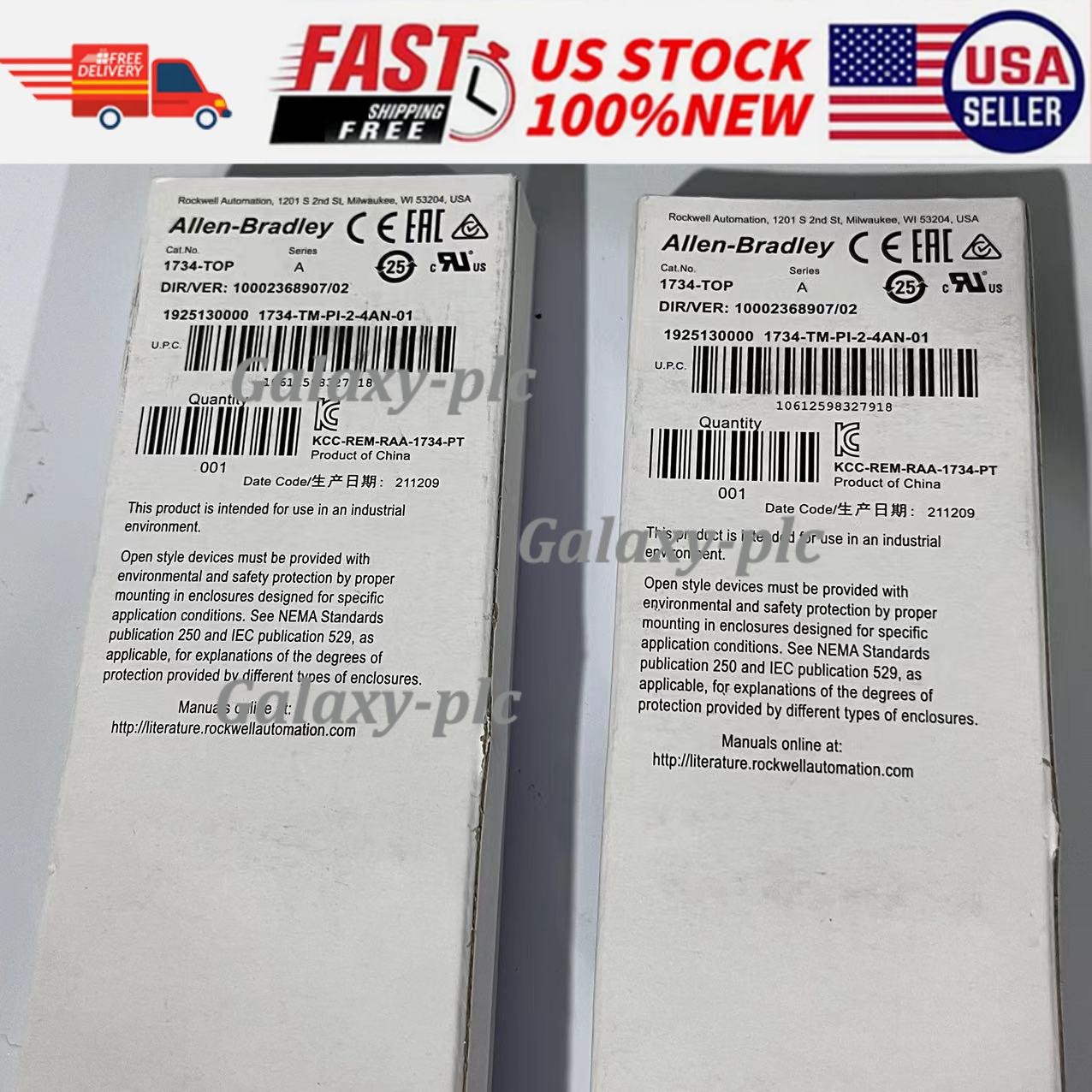 Allen Bradley 1734-TOP POINT I/O 1734TOP Terminal Base 1734TOP US Free Tax