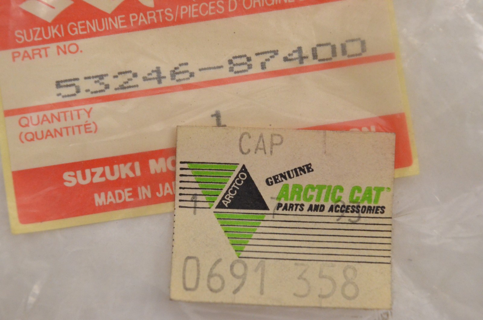 New OEM Arctic Cat 0691-358 Protector Cap 4000GD NOS