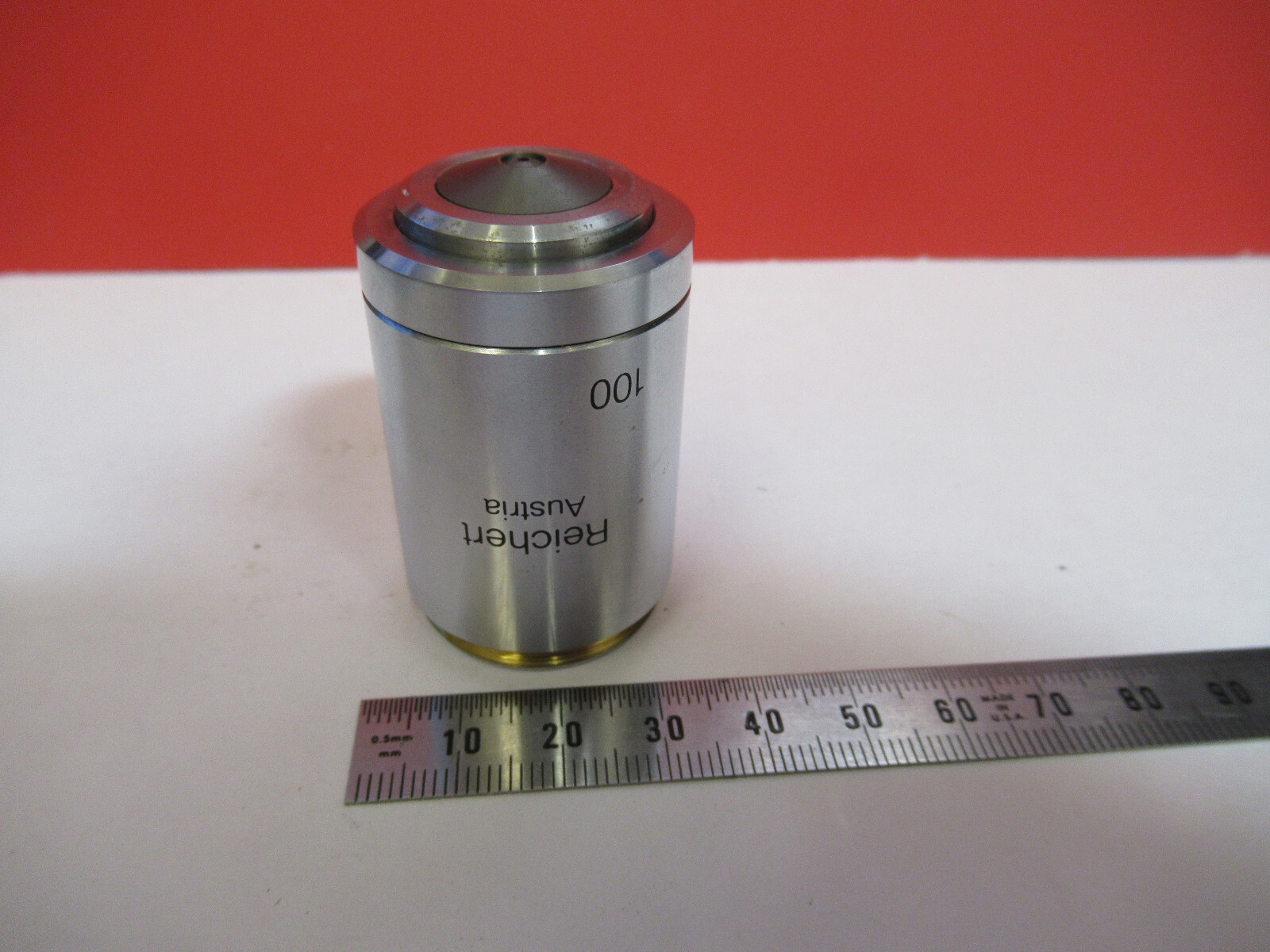 MICROSCOPE PART REICHERT POLYVAR OBJECTIVE DIC IK FLUOR 100X OPTICS Y5-A-31