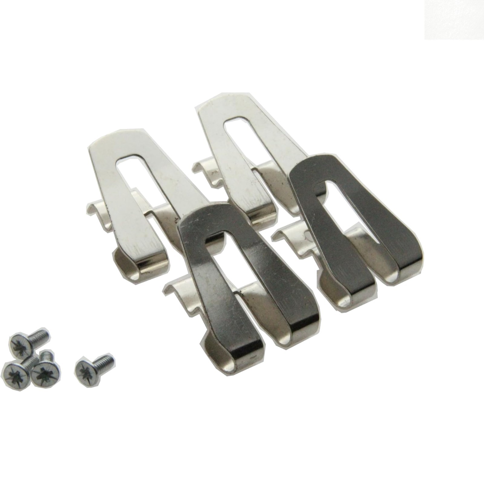 Replacement Belt Clips for Ryobi & Ridgid 18V Tools - 4 Pack with Fixing Screws