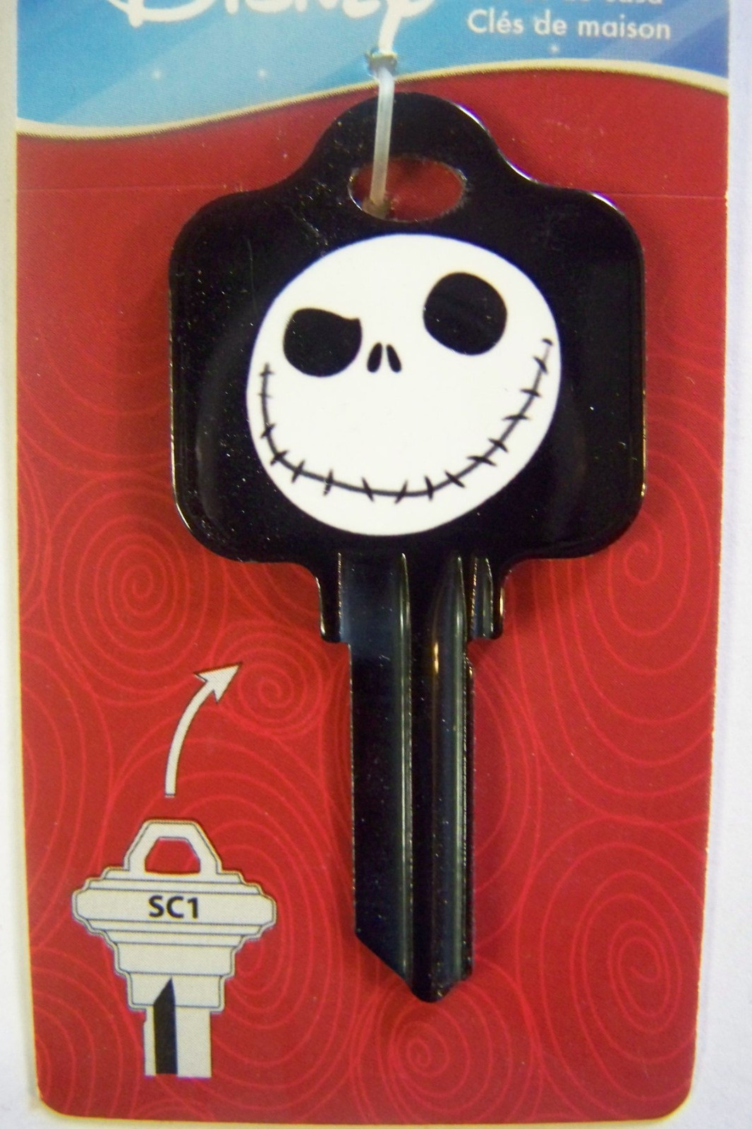 Jack Skellington  Disney Schlage SC1 house key blank