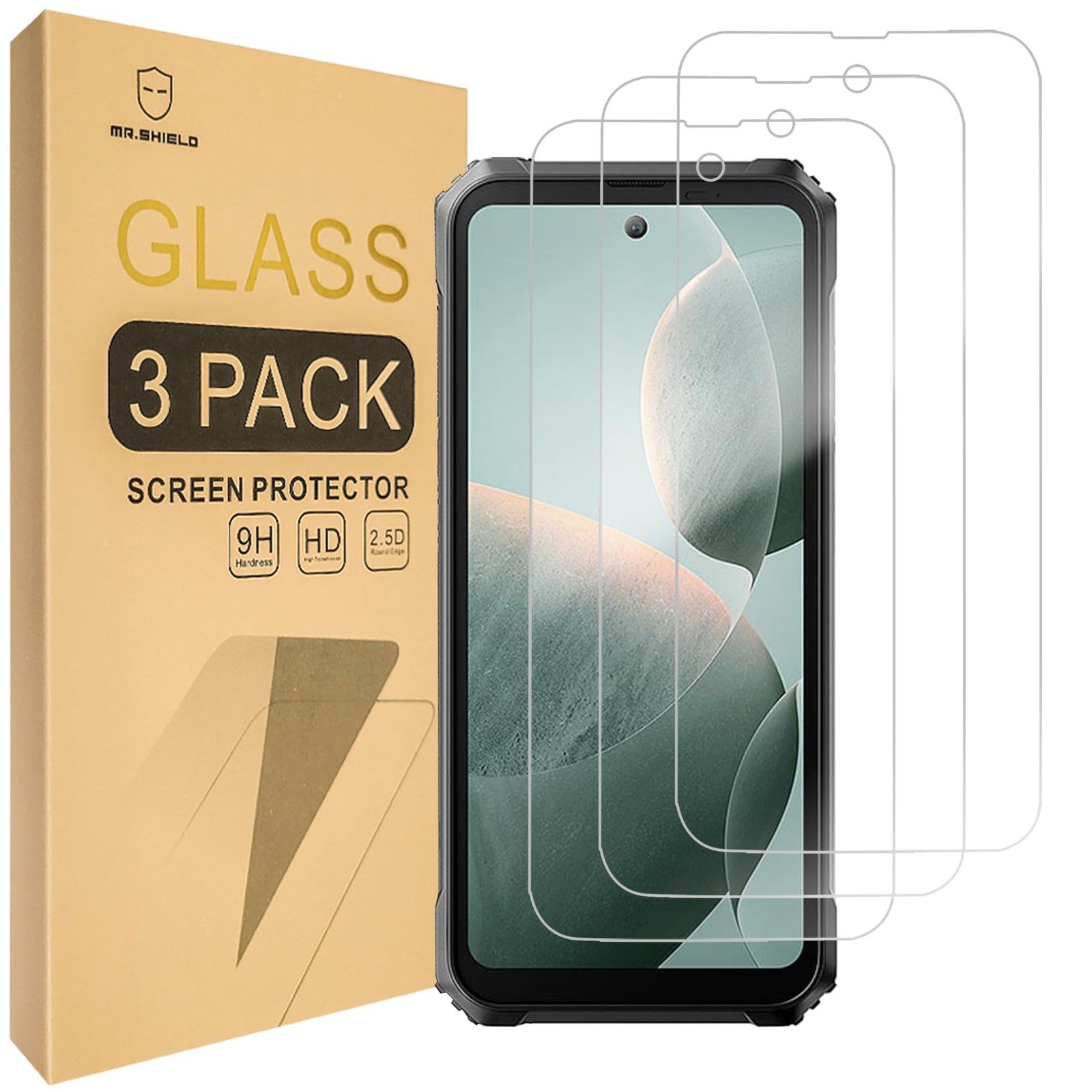 Mr.Shield Screen Protector compatible with Blackview BL9000 Pro / clear
