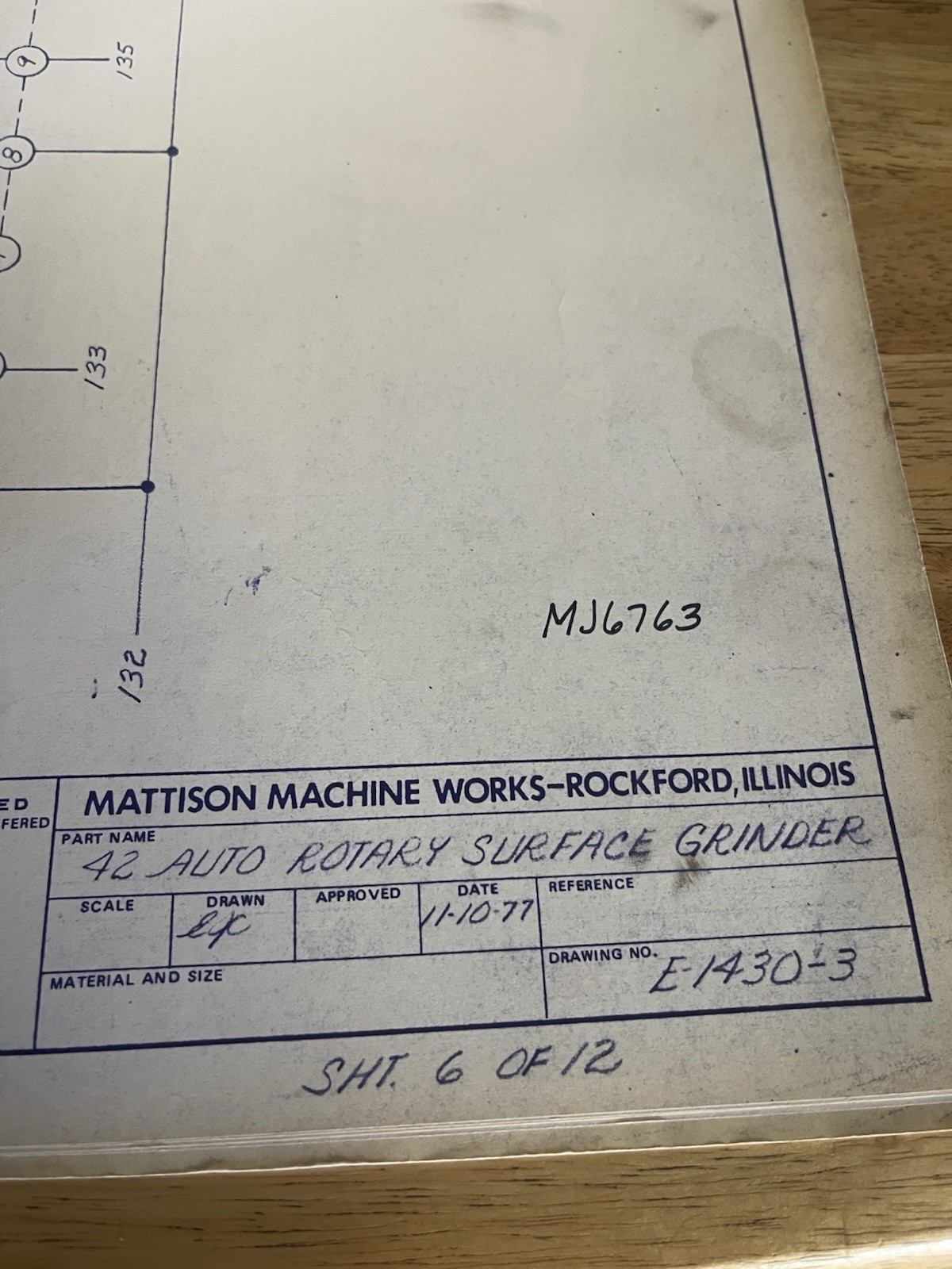 Mattison 42" Rotary Schematics-6 drawings