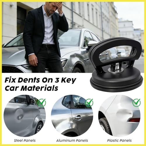 Car Dent Puller, 4pcs Car Handheld Puller Set,Upgraded Model Car Dent Puller