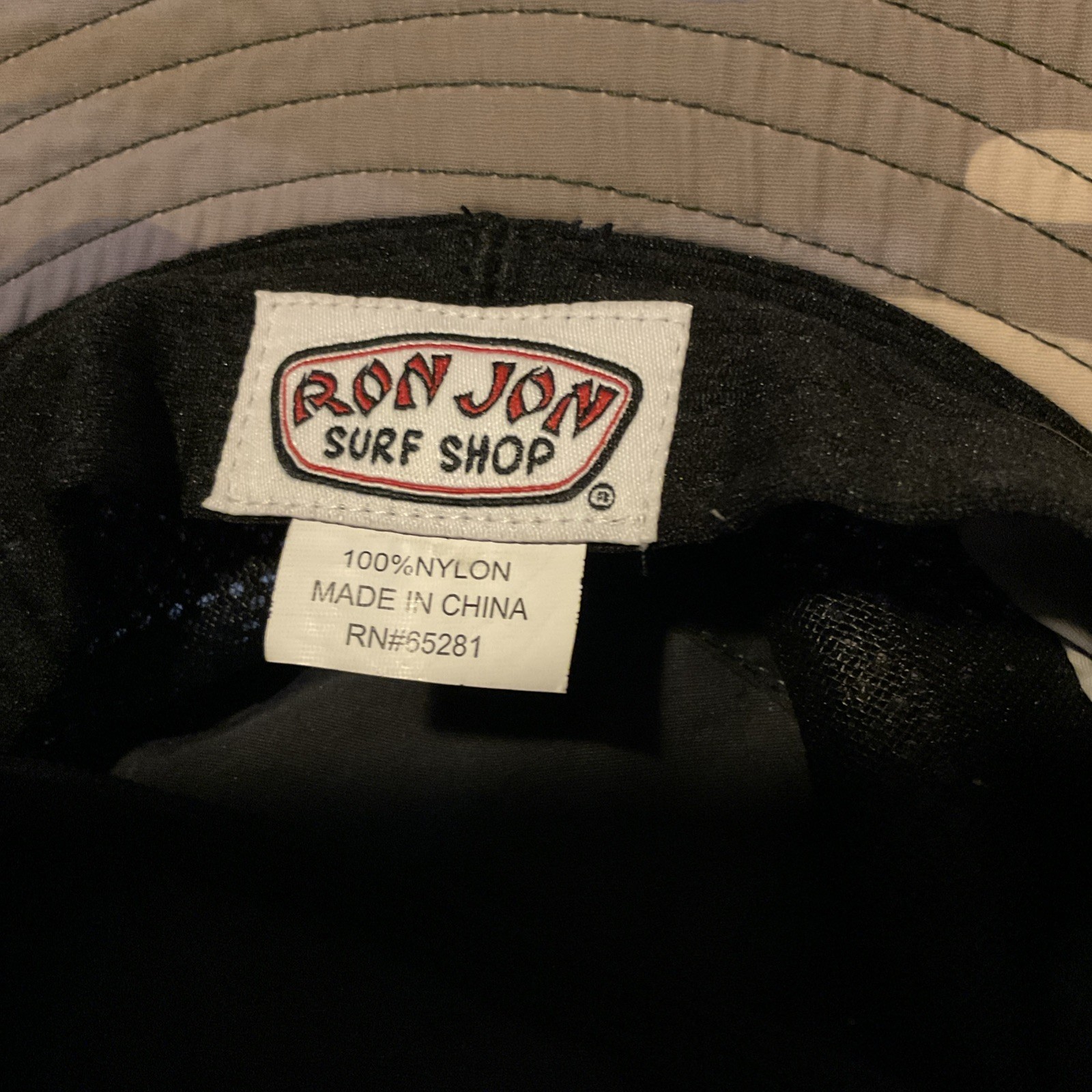 Ron Jon Camo Bucket Hat From Summer Shade