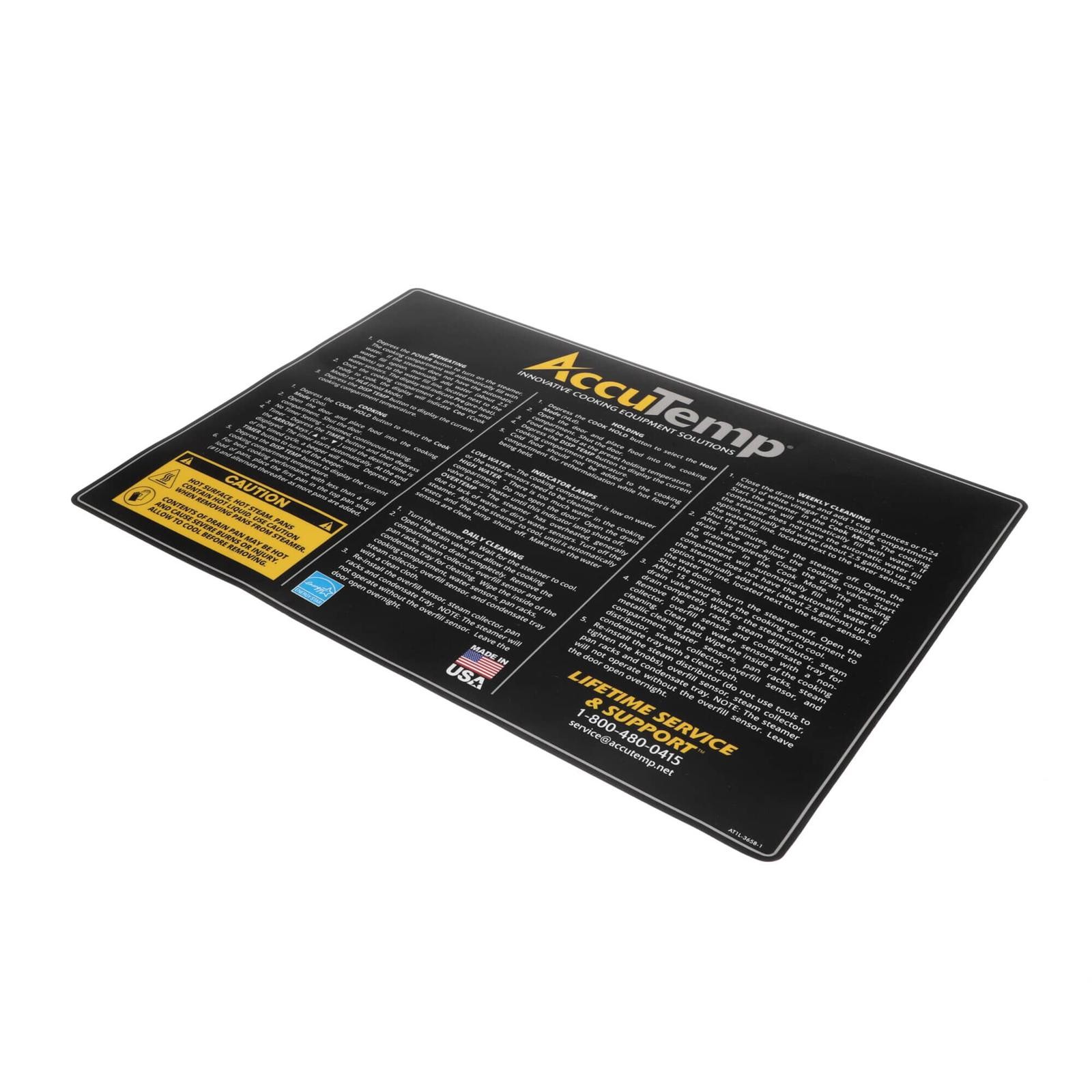 ACCUTEMP OVERLAY-OPERATION INSTRUCTIONS AT1L-3658-1 - Genuine OEM Replacement