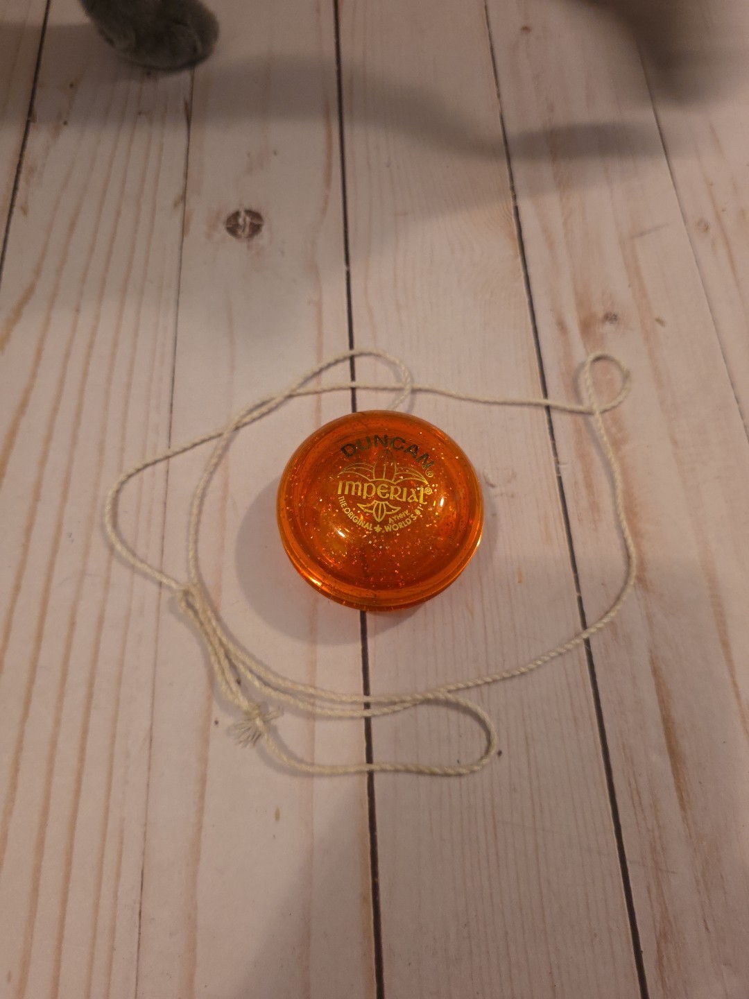 Duncan Yo-Yo Orange Glitter Transparent 95th Anniversary Imperial 2024