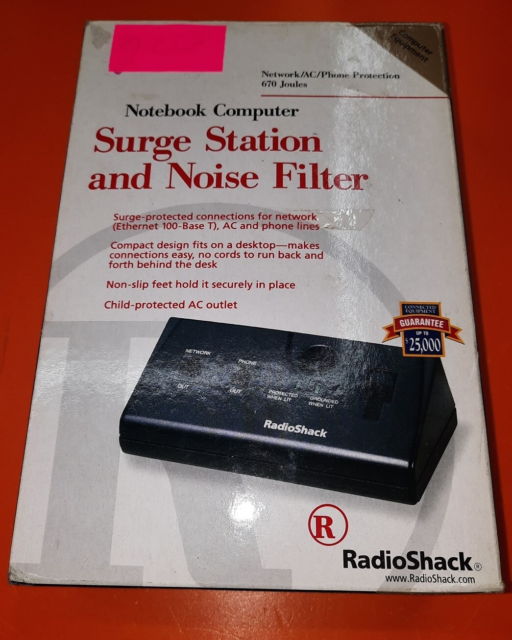 ⭐️⭐️⭐️⭐️⭐️ RadioShack 610-2327 Notebook Computer Surge Station And Noise Filter