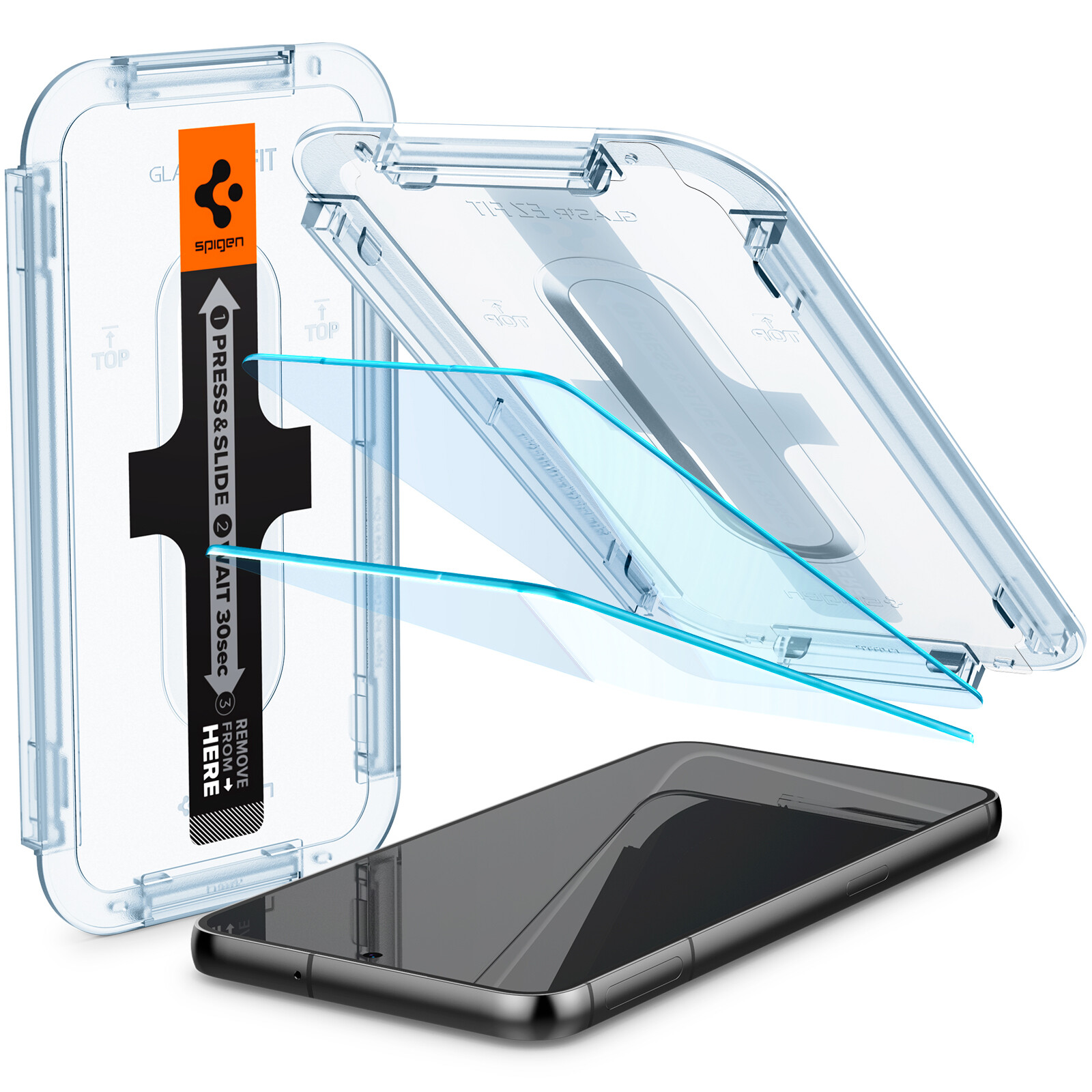For Galaxy S23 / S23 Plus | Spigen GlastR EZ Fit Tempered Glass Screen Protector