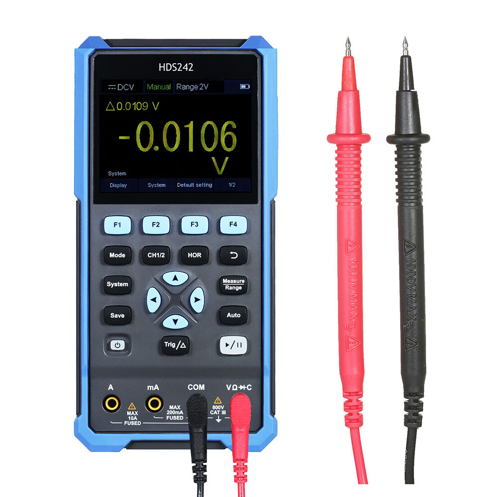 For OWON 2CH+1CH Waveform Generator USB HDS200 Handheld Digital Oscilloscope