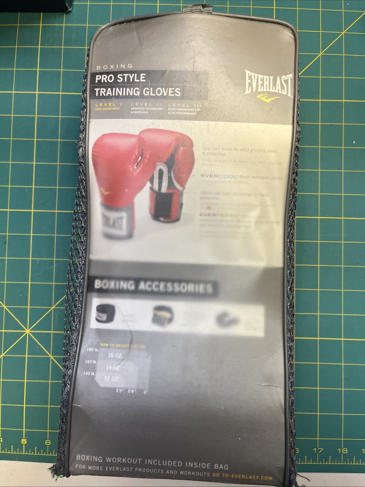 Everlast 1200013 12 oz. Sparring Gloves - Red