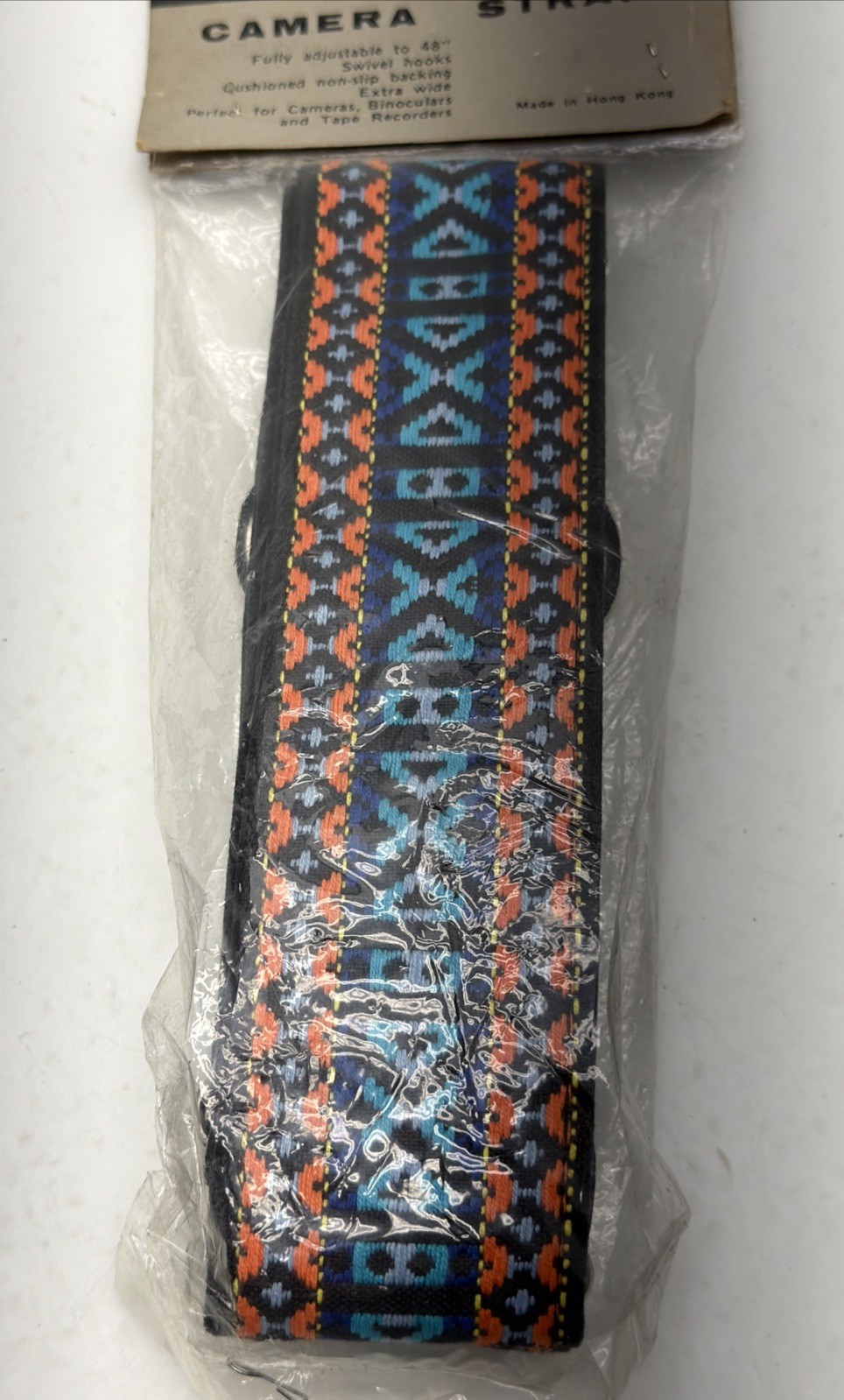 Vintage Gemini Camera Strap Fully Adjustable 48” Swivel Hooks New