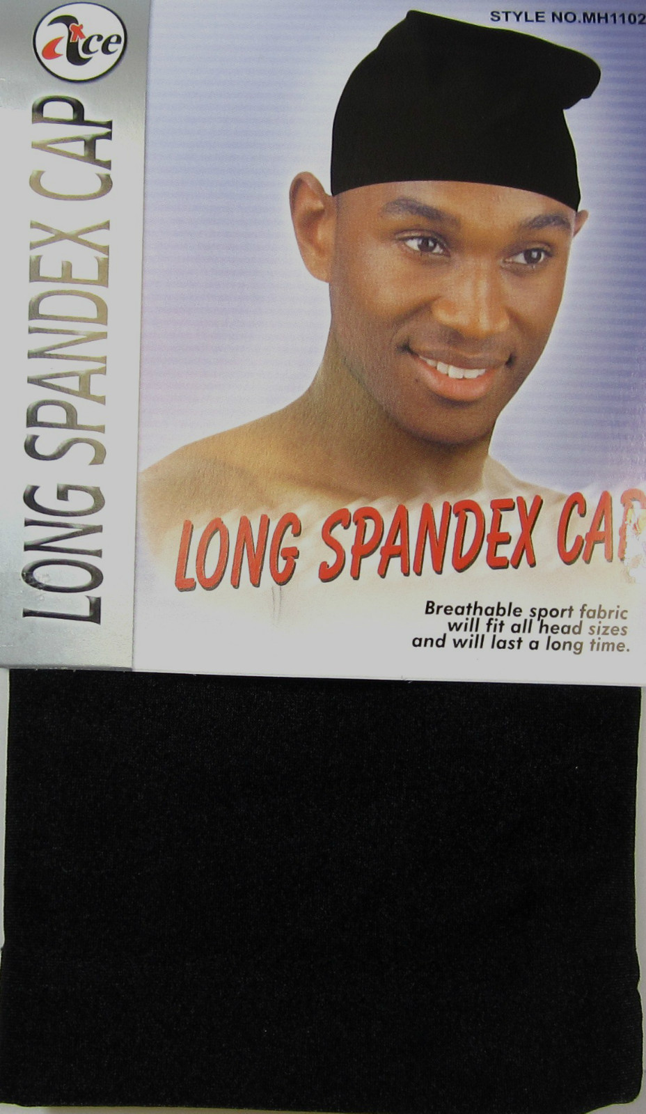 LONG SPANDEX DOME CAP BIKER HAT SPORTS---MH1102
