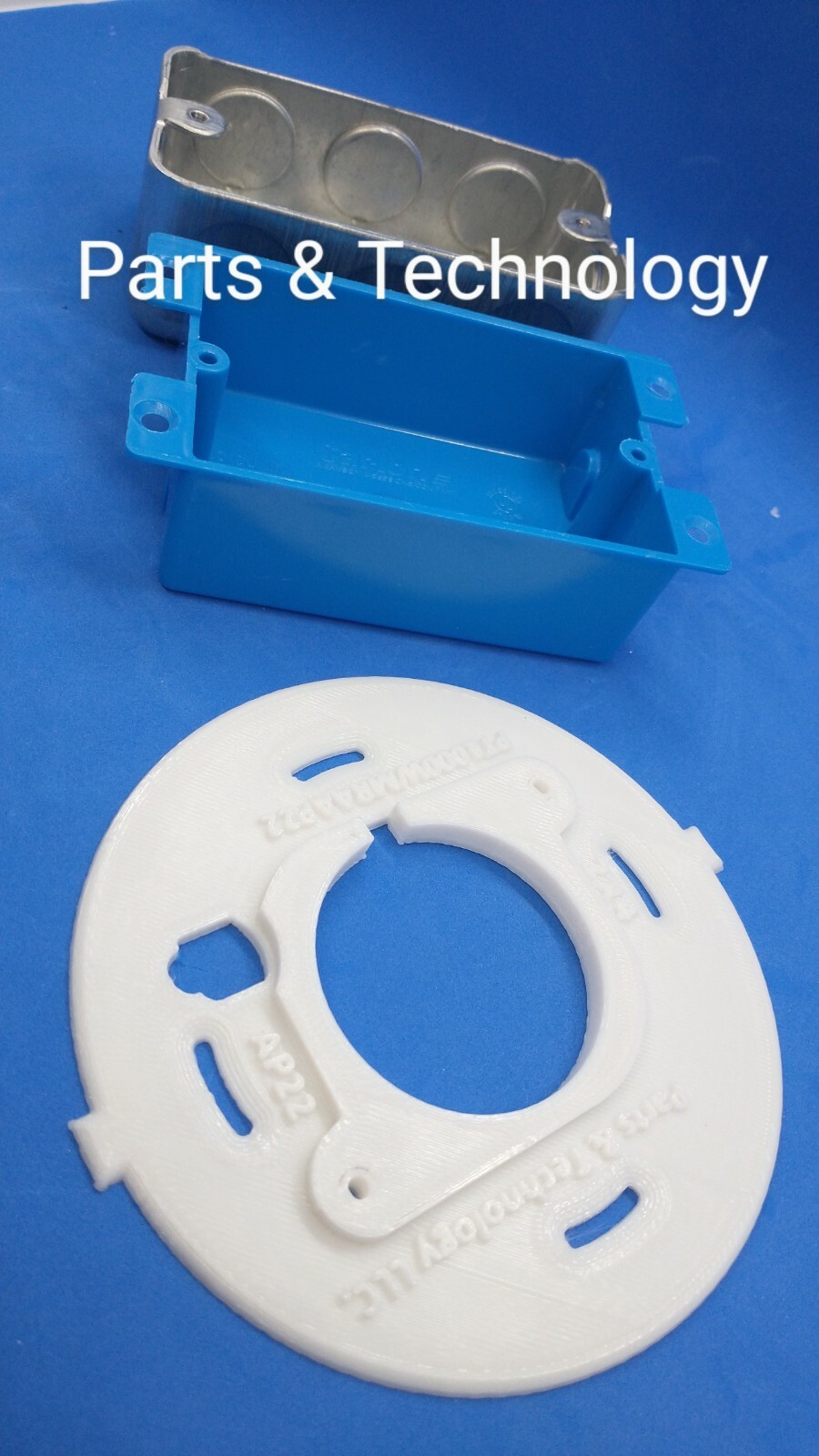 Aruba AP22 wall or ceiling mount (Fit 2X4 outlet boxes). Also fit A25.