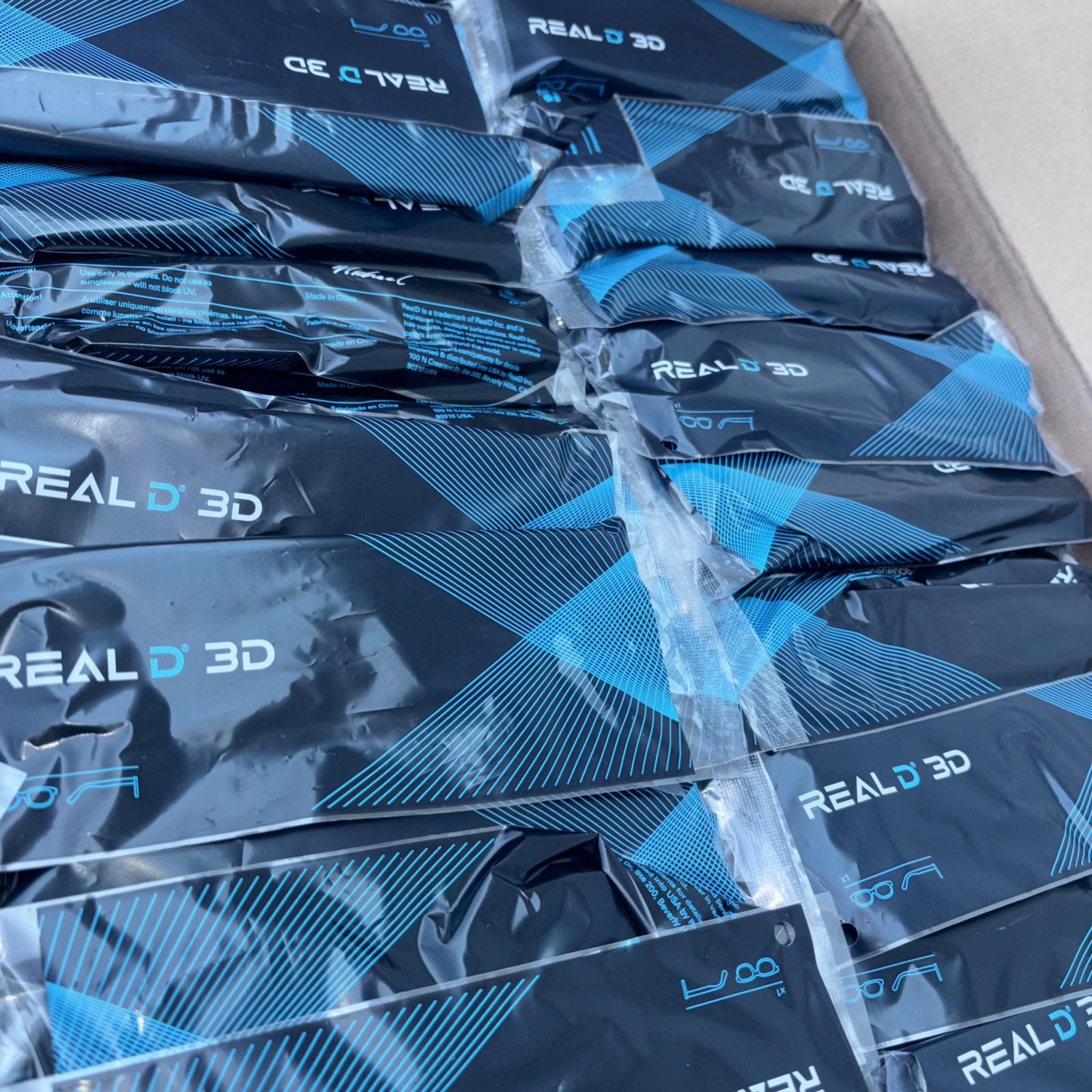 Real D 3D Glasses_New Lot of 500_Adult Size