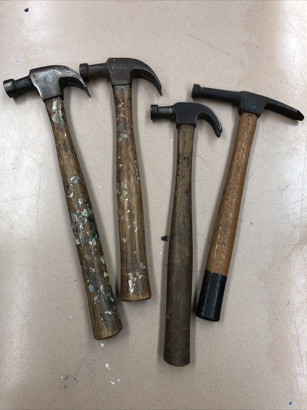 Lot 4 Mini Hammers Claw 1 Craftsman