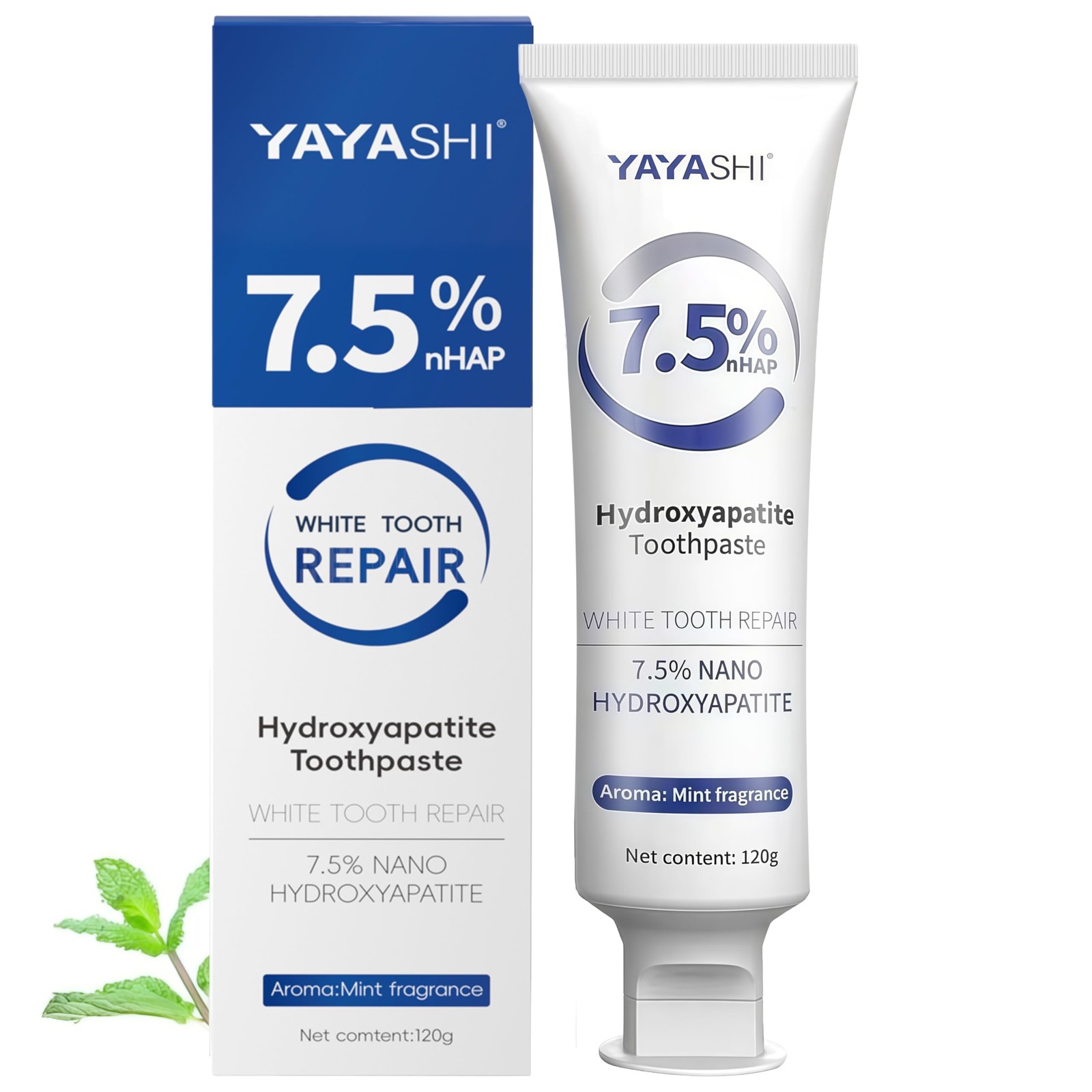 Nano Hydroxyapatite Toothpastes for Enamel Protection 4.23 Fl Oz (Pack of 1)