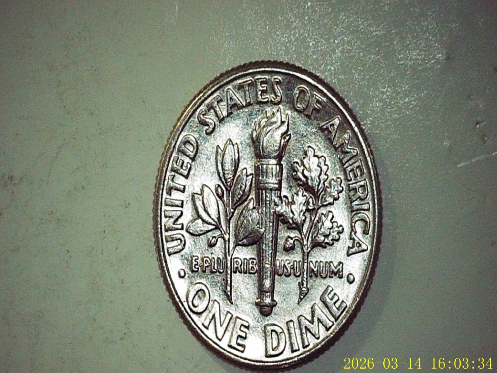 1988- D Roosevelt Dime with Canted Mintmark