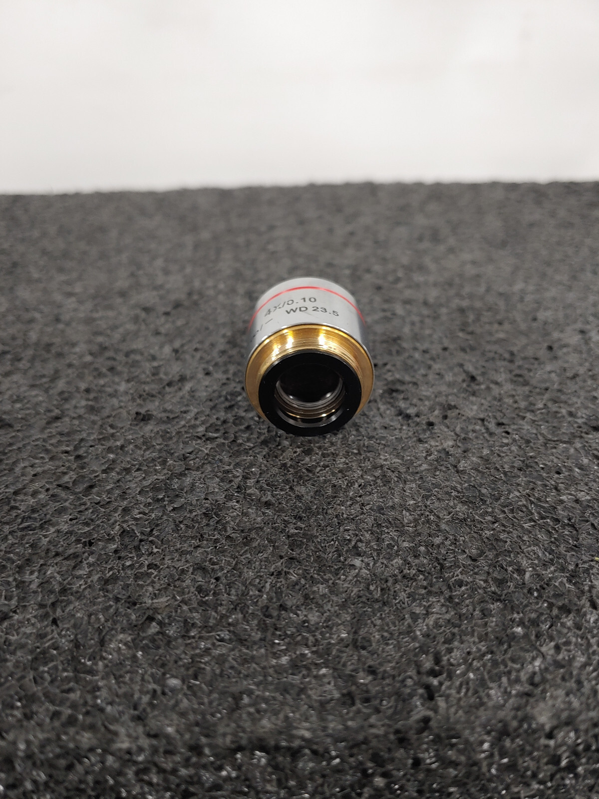 4X/0.10 WD 23.5 Microscope Objective
