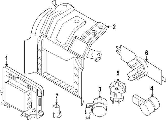 Genuine Nissan Sensor 28437-7BM0C