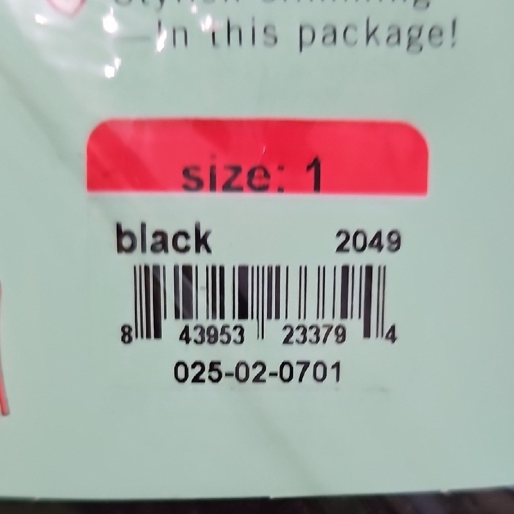SPANX Black Textured Shaping Tights Size 1