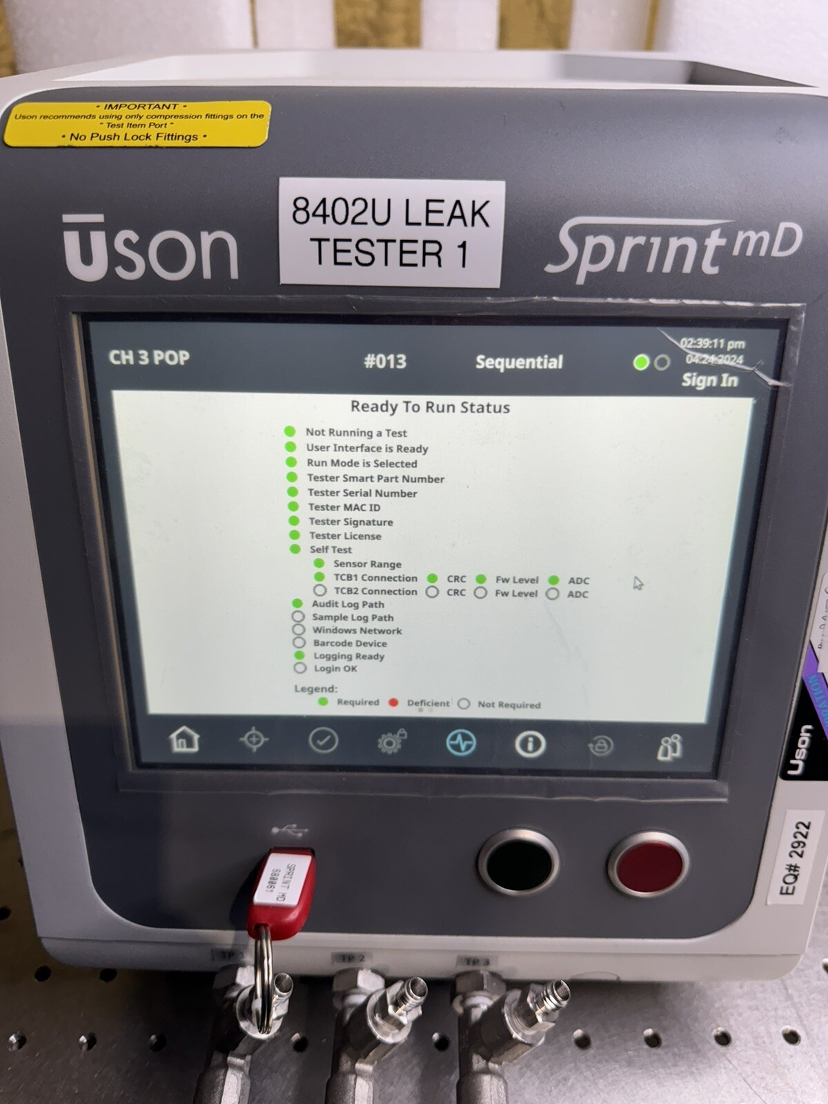 Uson Leak Tester / Uson Sprint MD