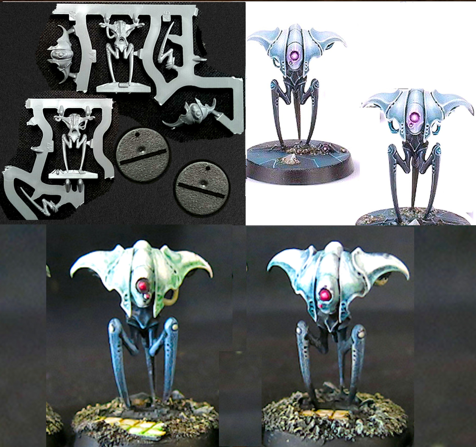 2 SPINDLE DRONES Frames~Blackstone Fortress Ork/TAU Games Workshop WARHAMMER 40K