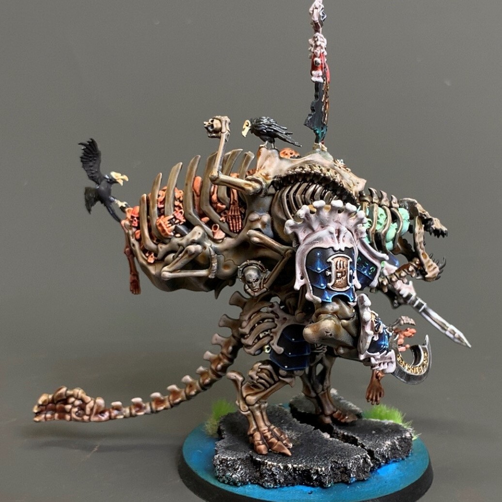 Warhammer AOS Gothizzar Harvester Death Boneshaper Presale Painted Gallery Army