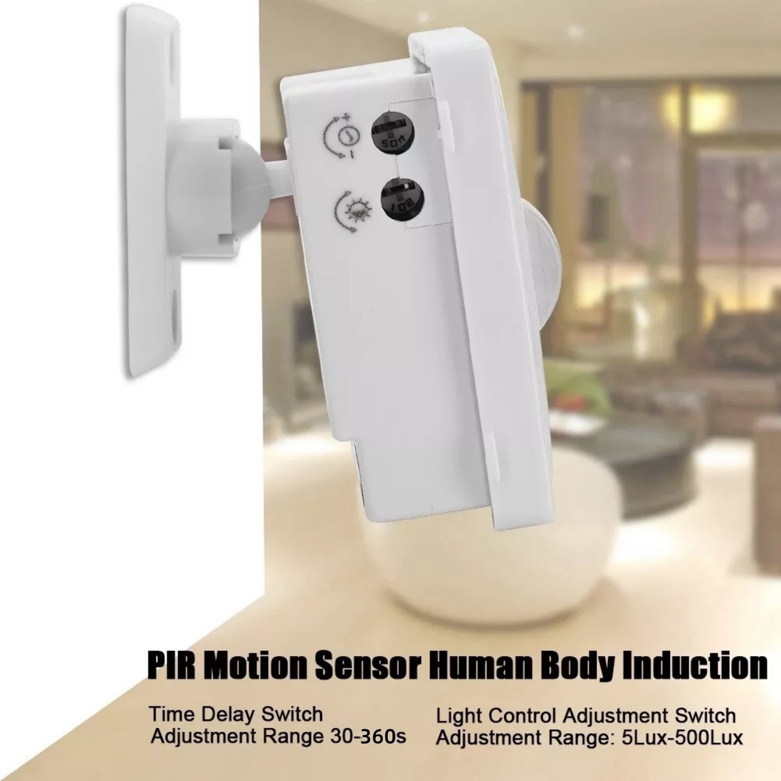Automatic IR Infrared PIR Motion Sensor Light Switch Auto On/Off Lamp Control