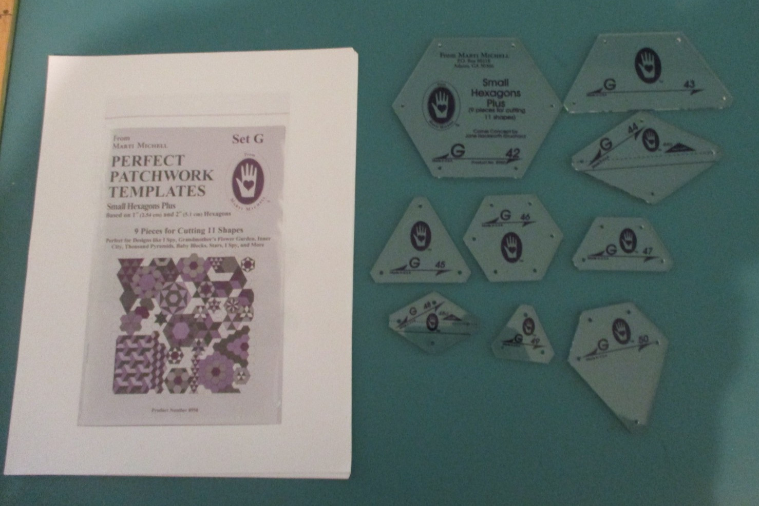 Acrylic Template Set G Marti Michelle Perfect Patchwork Quilts Crafts