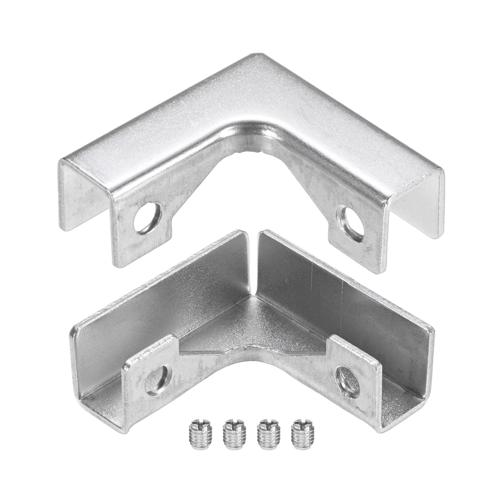 2 PCS 10-12mm Glass Fixing Clip L-Shaped Glass Combination Fixing Bracket