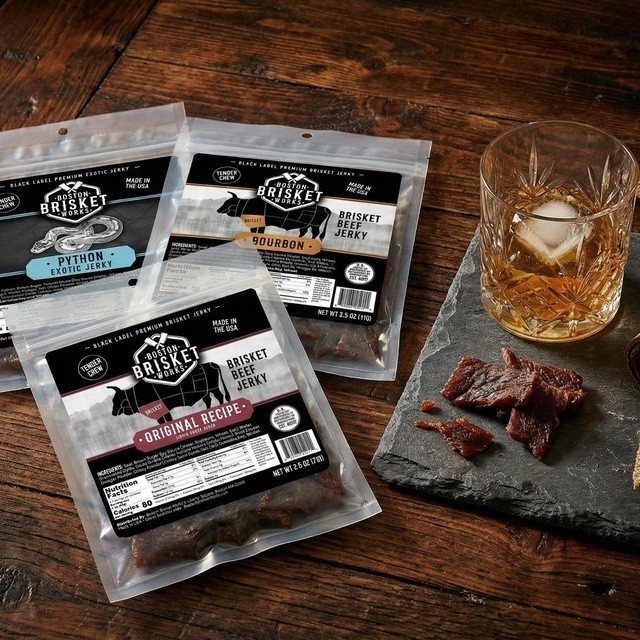 PYTHON SNAKE JERKY – Exotic Wild Game Snack - Made in the USA - Fast Shipping!